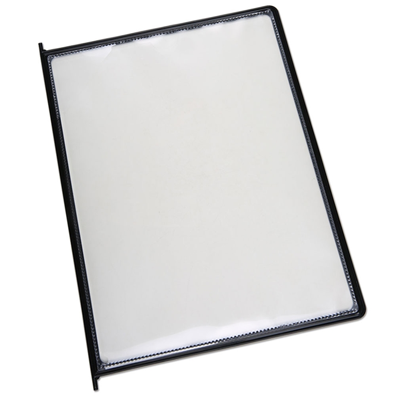 Sort Registersystem Lommer Med Kant Stk - Plakater  - 5714797023214