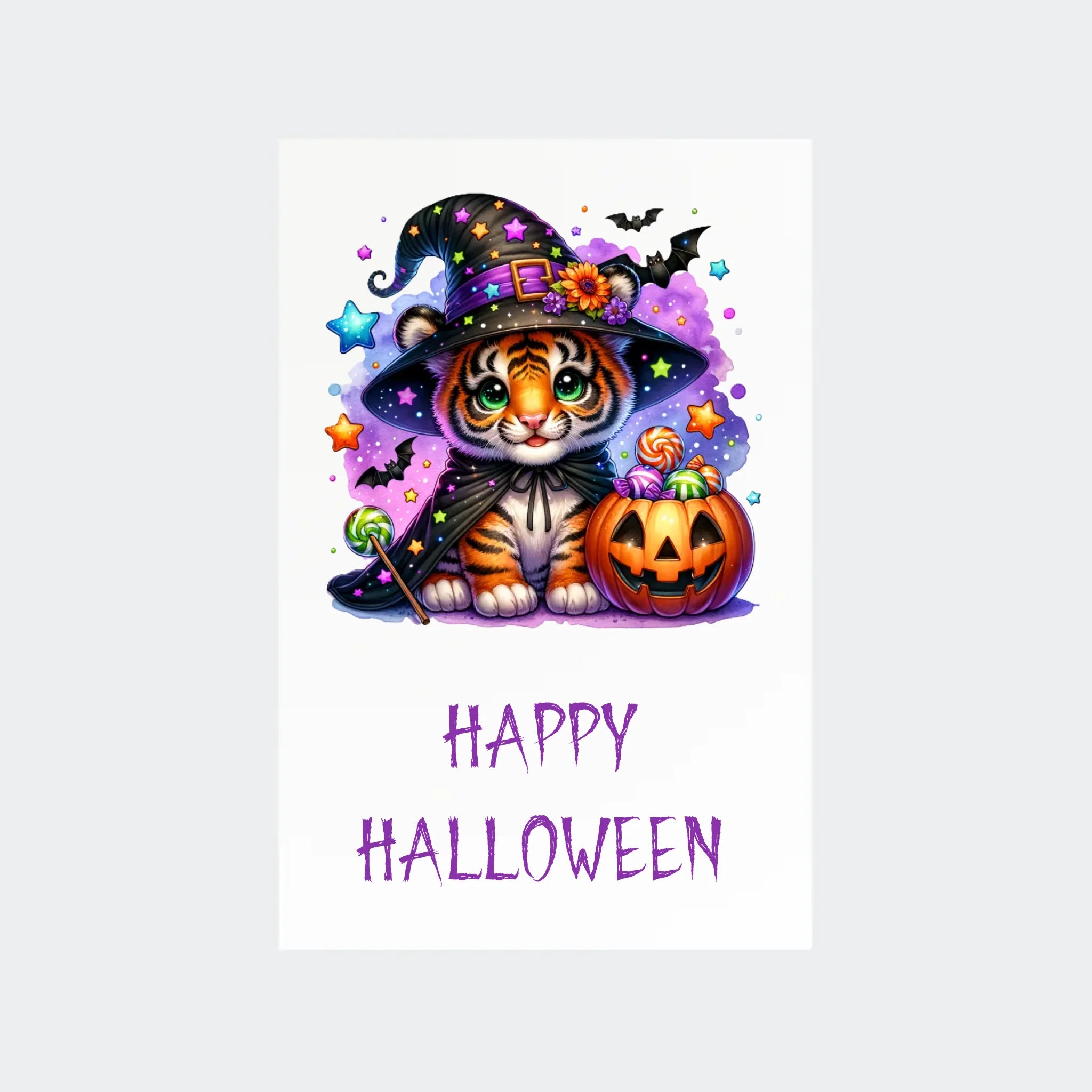 Uden Ramme Halloween Plakat 10x15 10x15 - Teeinblue Plakater