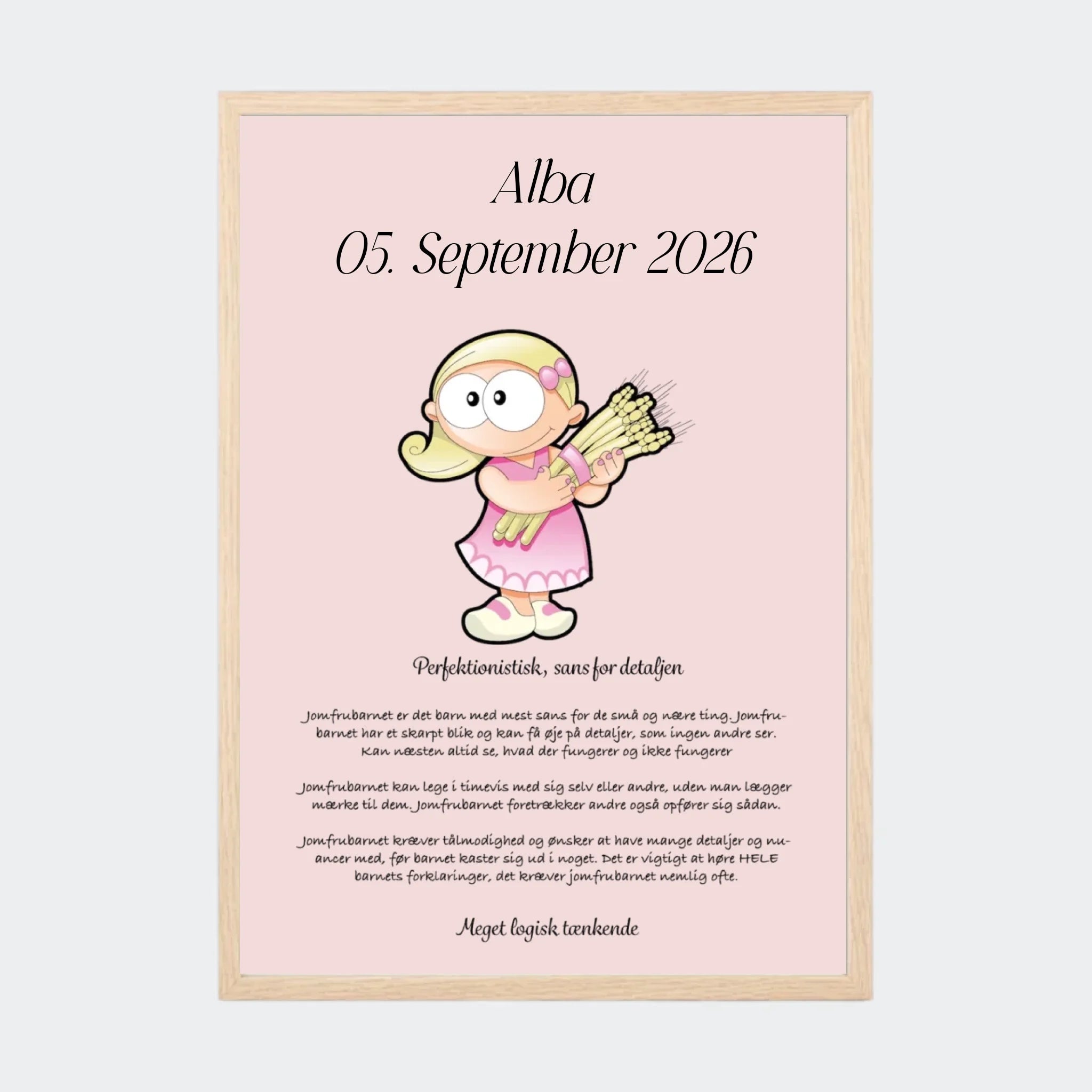 Natur Eg Plakat Med Stjernetegn Jomfruen Plakater Natur 10x15 - Teeinblue Plakater