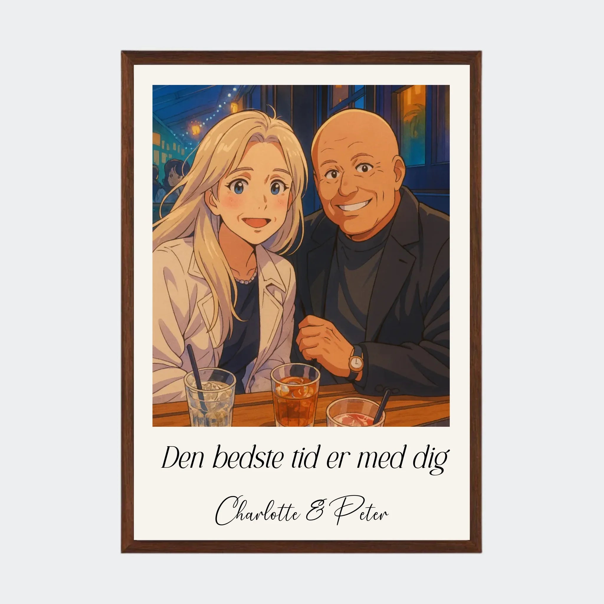 Mørk Eg Plakat Genereret Anime Upload Eget Billede Plakater Mørk 10x15 - Teeinblue Plakater