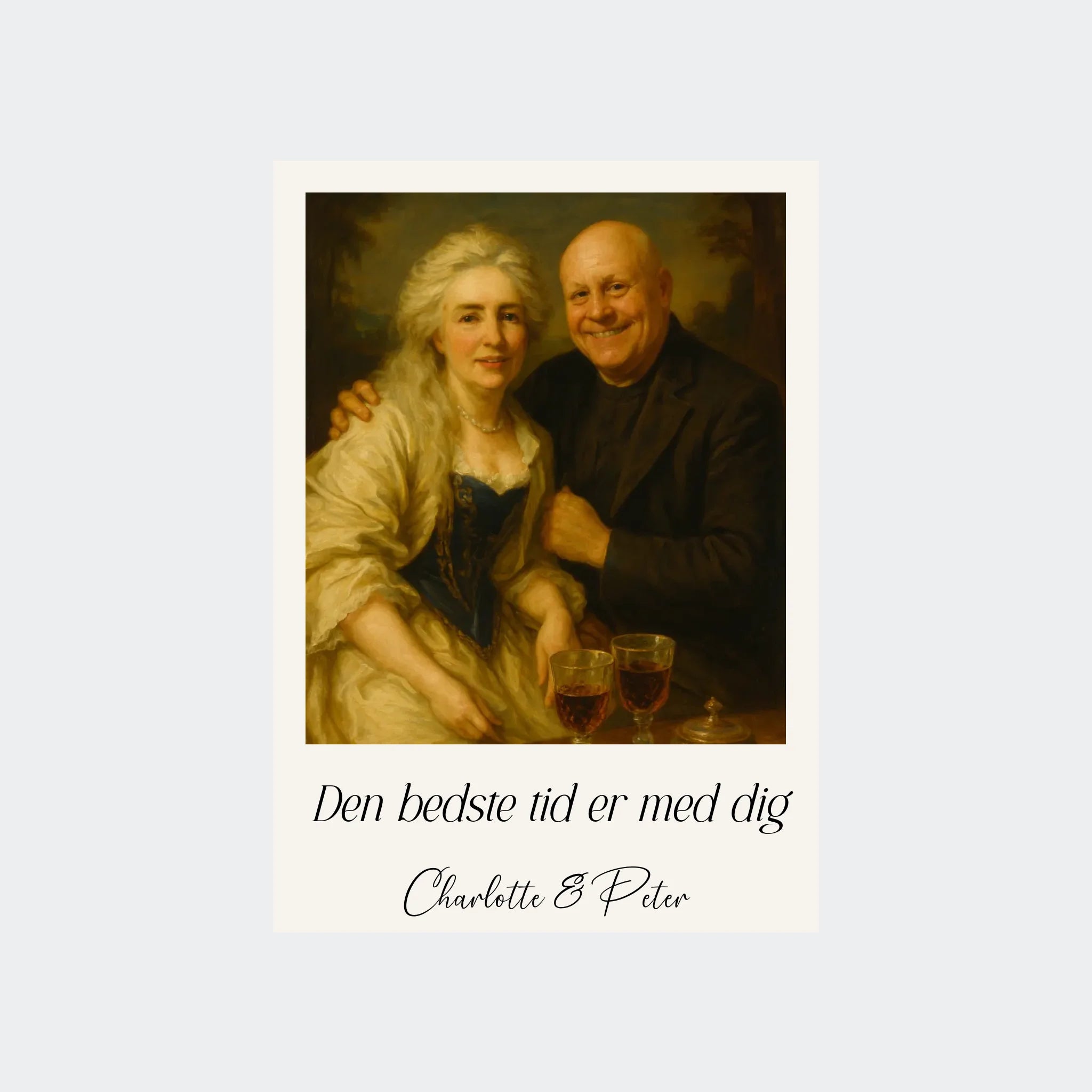 Uden Ramme Plakat Genereret Royal Potrait Upload Eget Billede Plakater 10x15 - Teeinblue Plakater