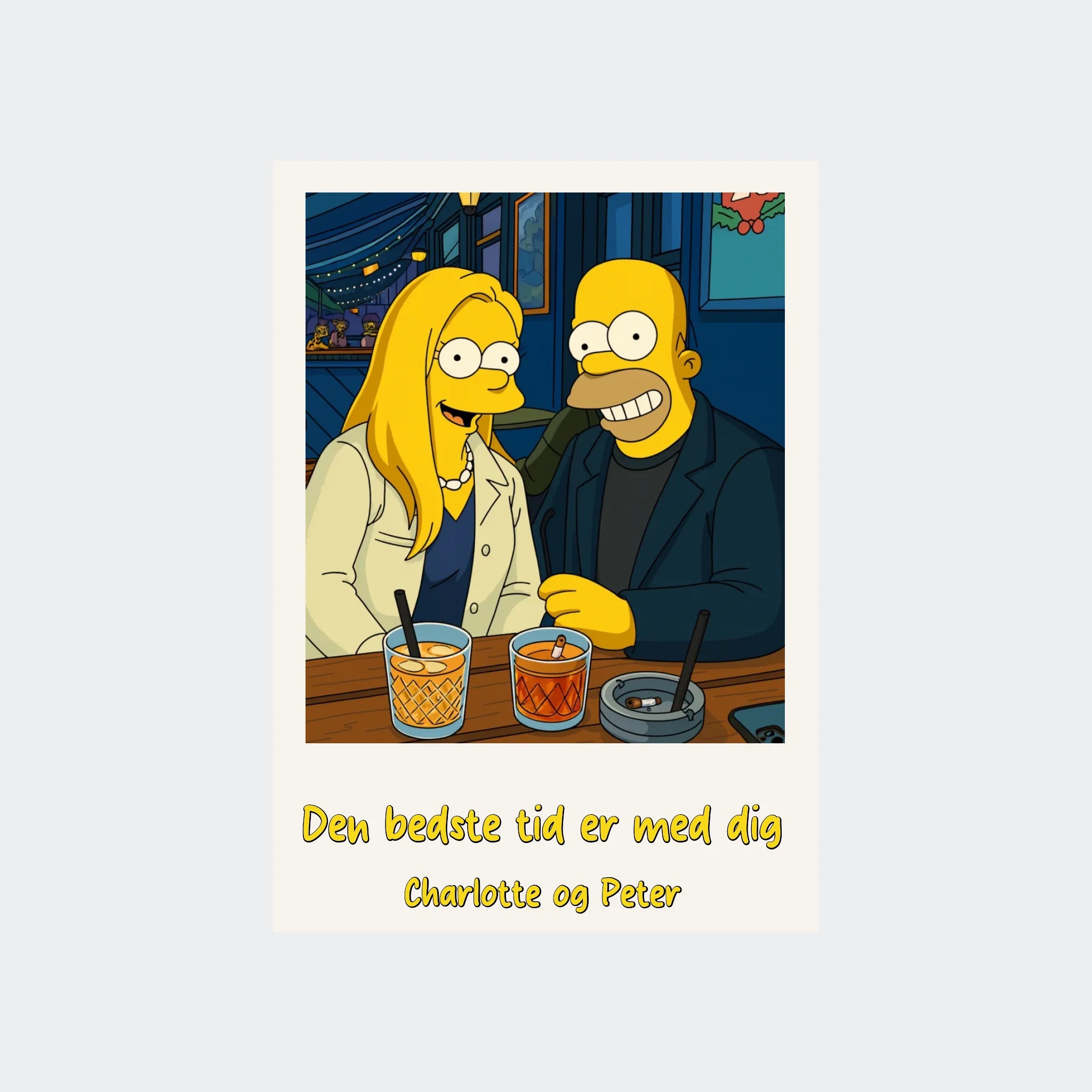 Uden Ramme Plakat Genereret Simpsons Upload Eget Billede Plakater 10x15 - Teeinblue Plakater