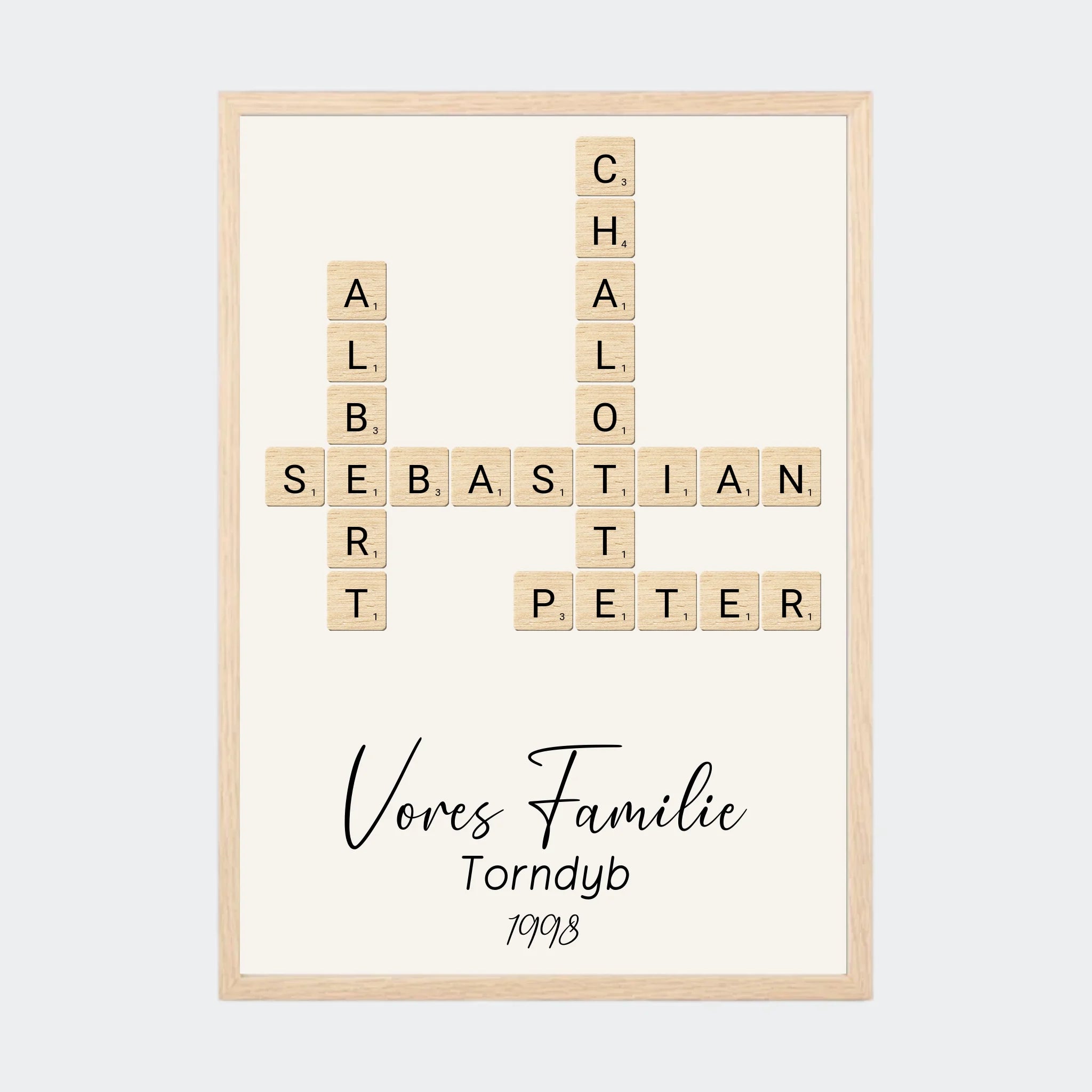 Natur Eg Scrabble Plakat Plakater Natur 10x15 - Teeinblue Plakater