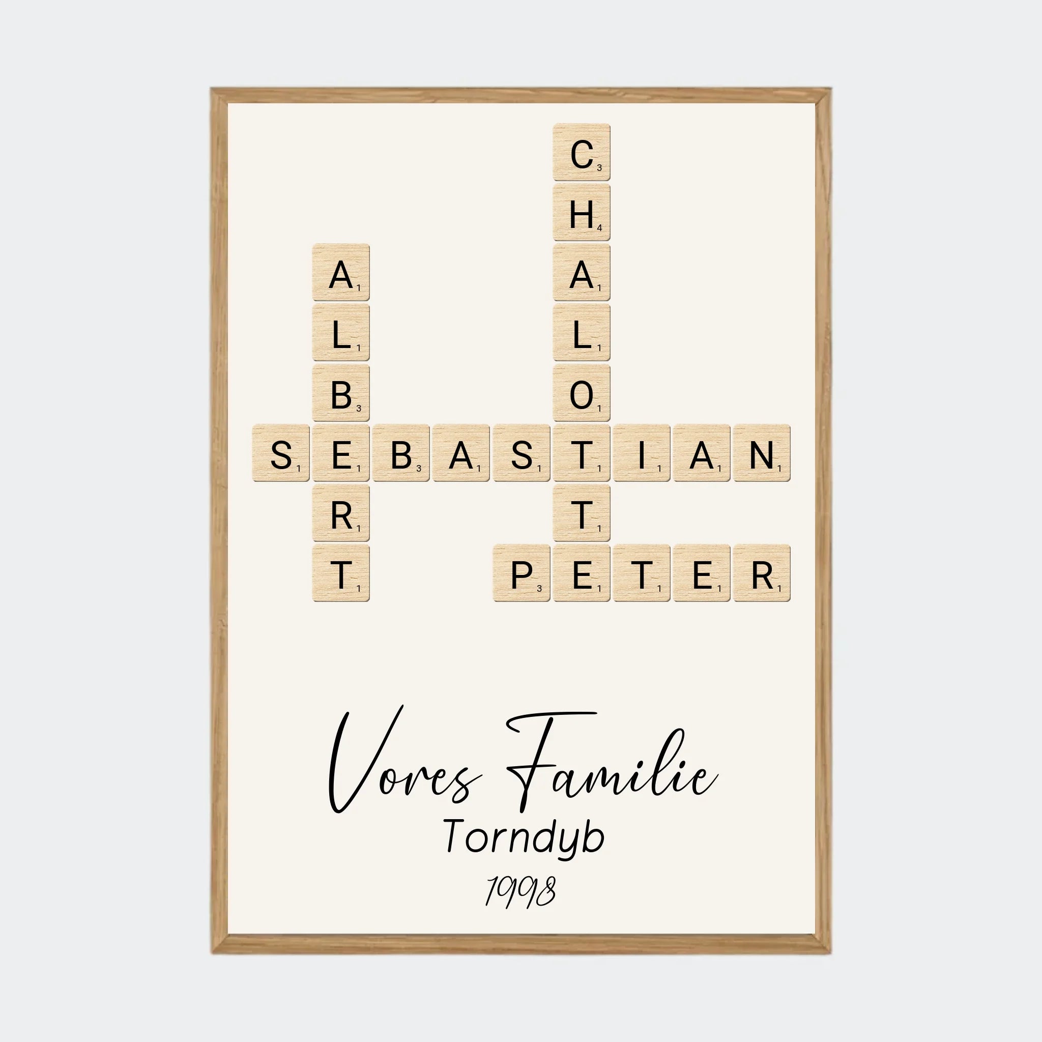 Massiv Eg Scrabble Plakat Plakater Massiv - Teeinblue Plakater