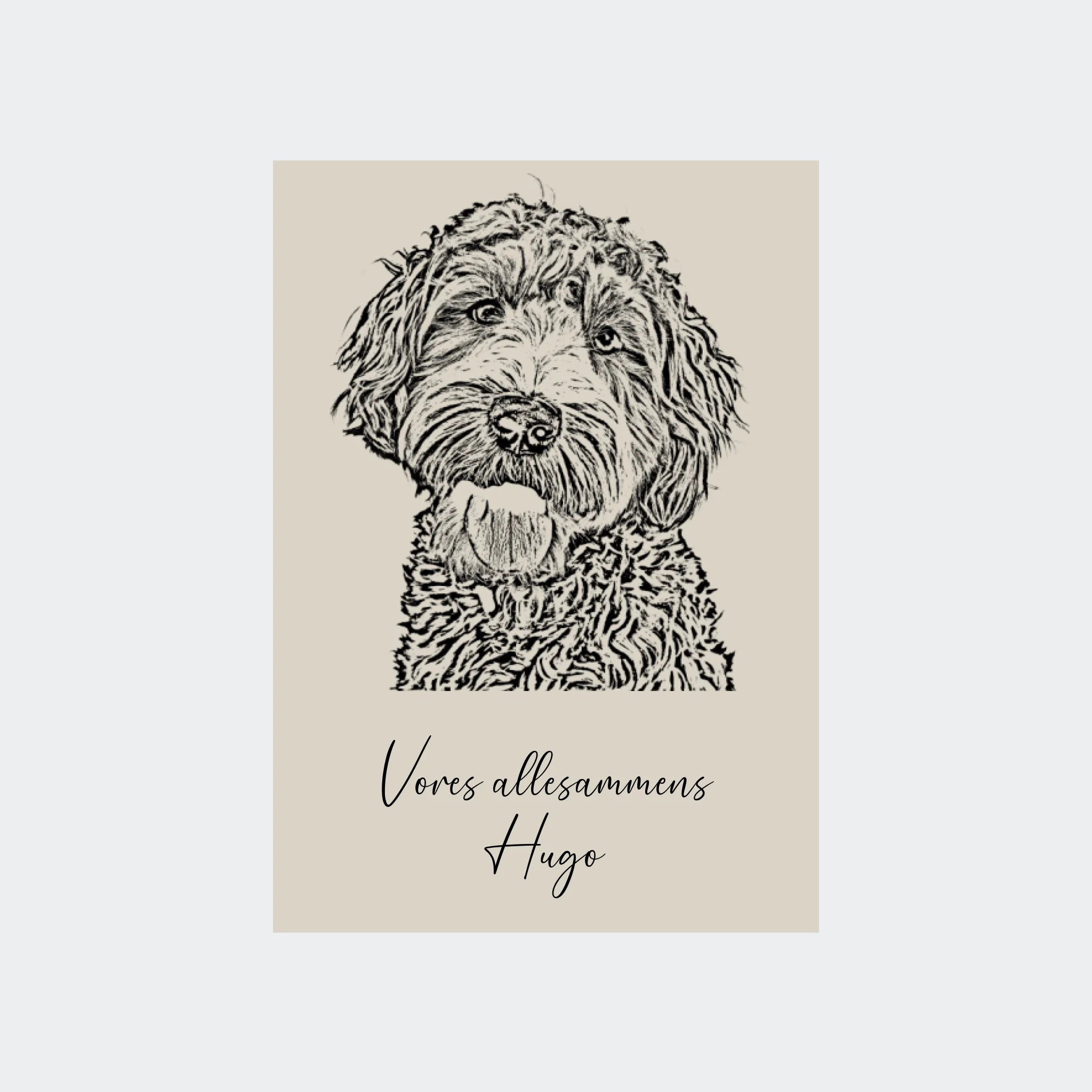 Uden Ramme Plakat Upload Eget Billede Stregtegning Plakater 10x15 - Teeinblue Plakater