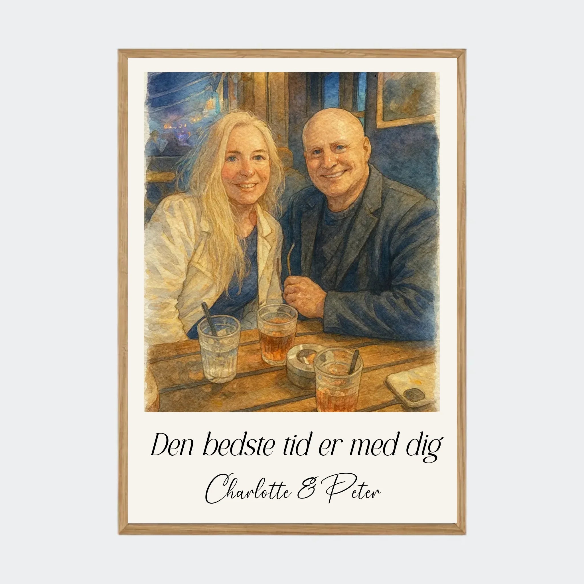 Massiv Eg Plakat Genereret Watercolor Painting Upload Eget Billede Plakater Massiv - Teeinblue Plakater