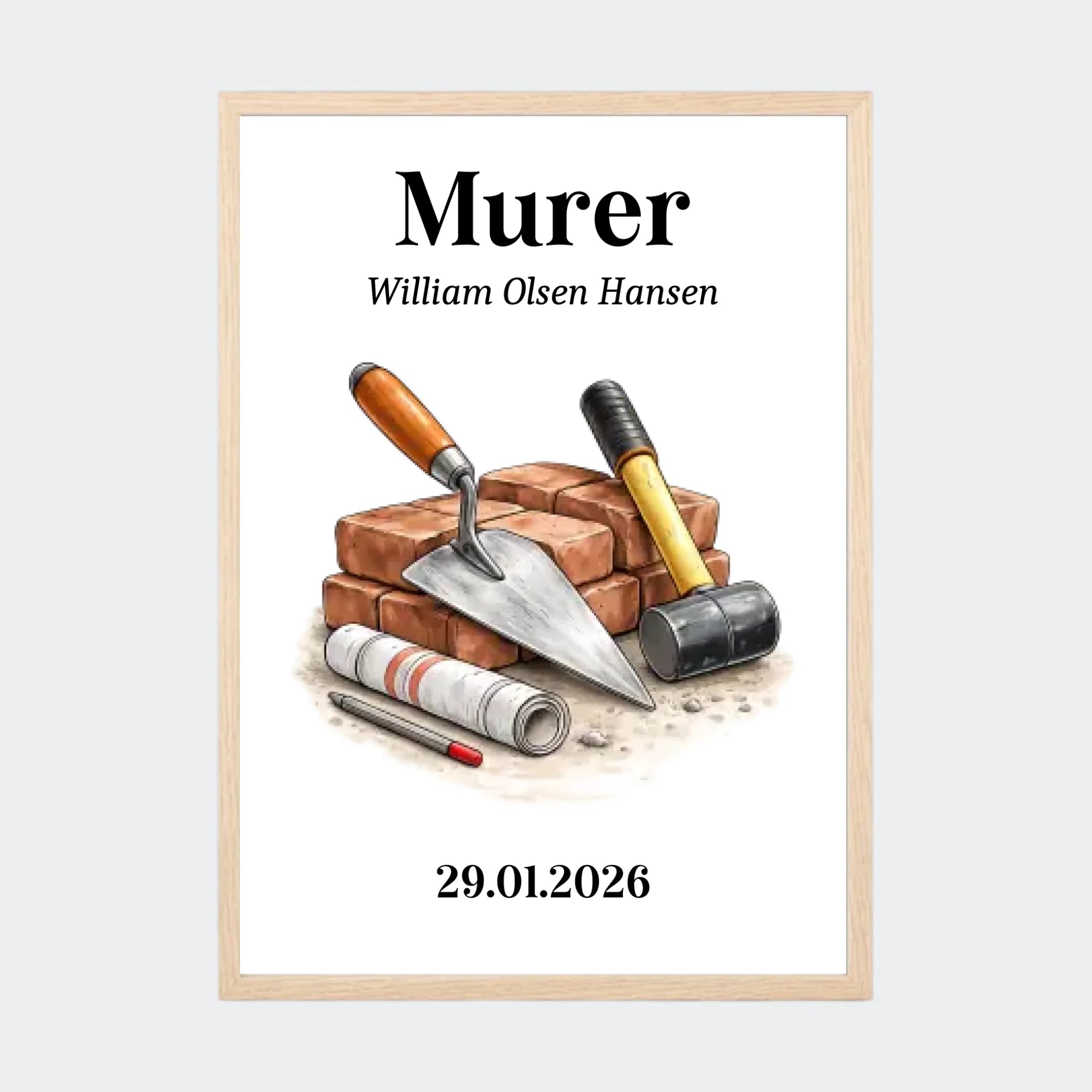 Natur Eg Plakat Udlært Murer Plakater Natur 10x15 - Teeinblue Plakater