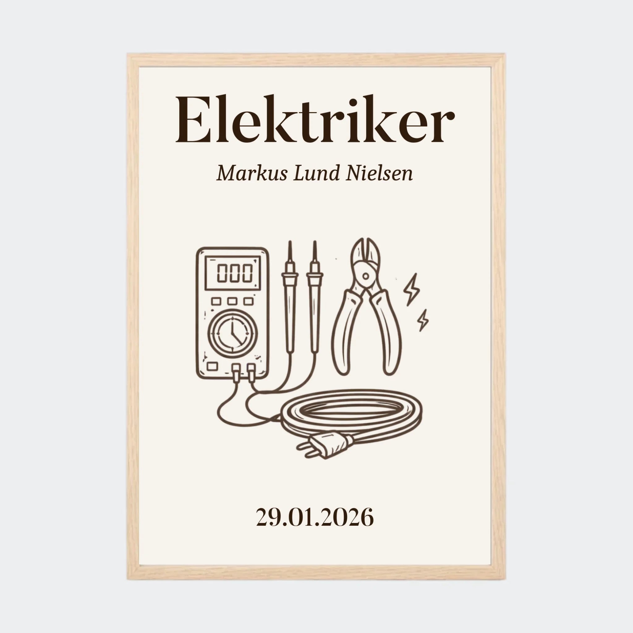 Natur Eg Plakat Elektriker Uddannelse Plakater Natur 10x15 - Teeinblue Plakater