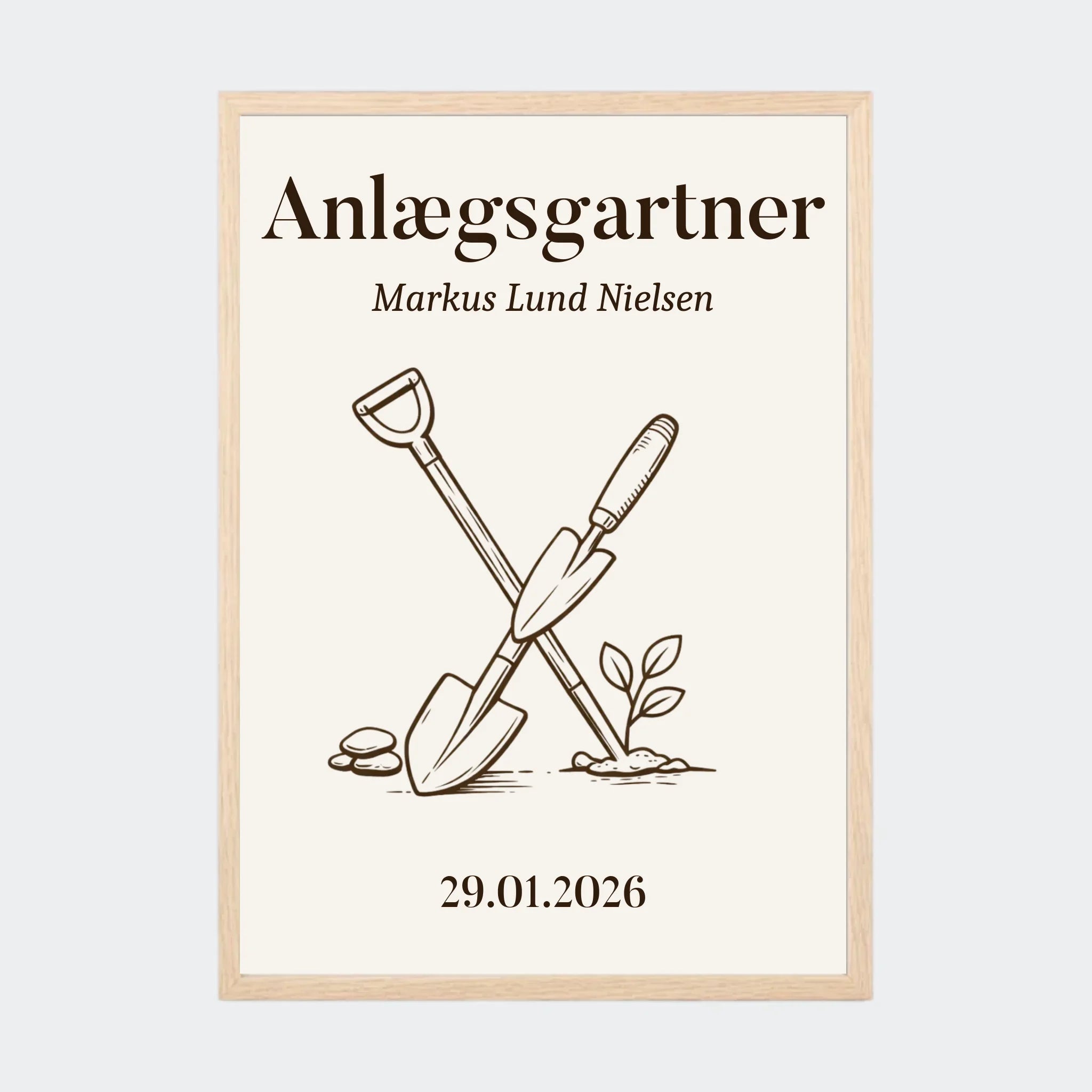 Natur Eg Plakat Anlægsgartner Uddannelse Plakater Natur 10x15 - Min Egen Verden Plakater