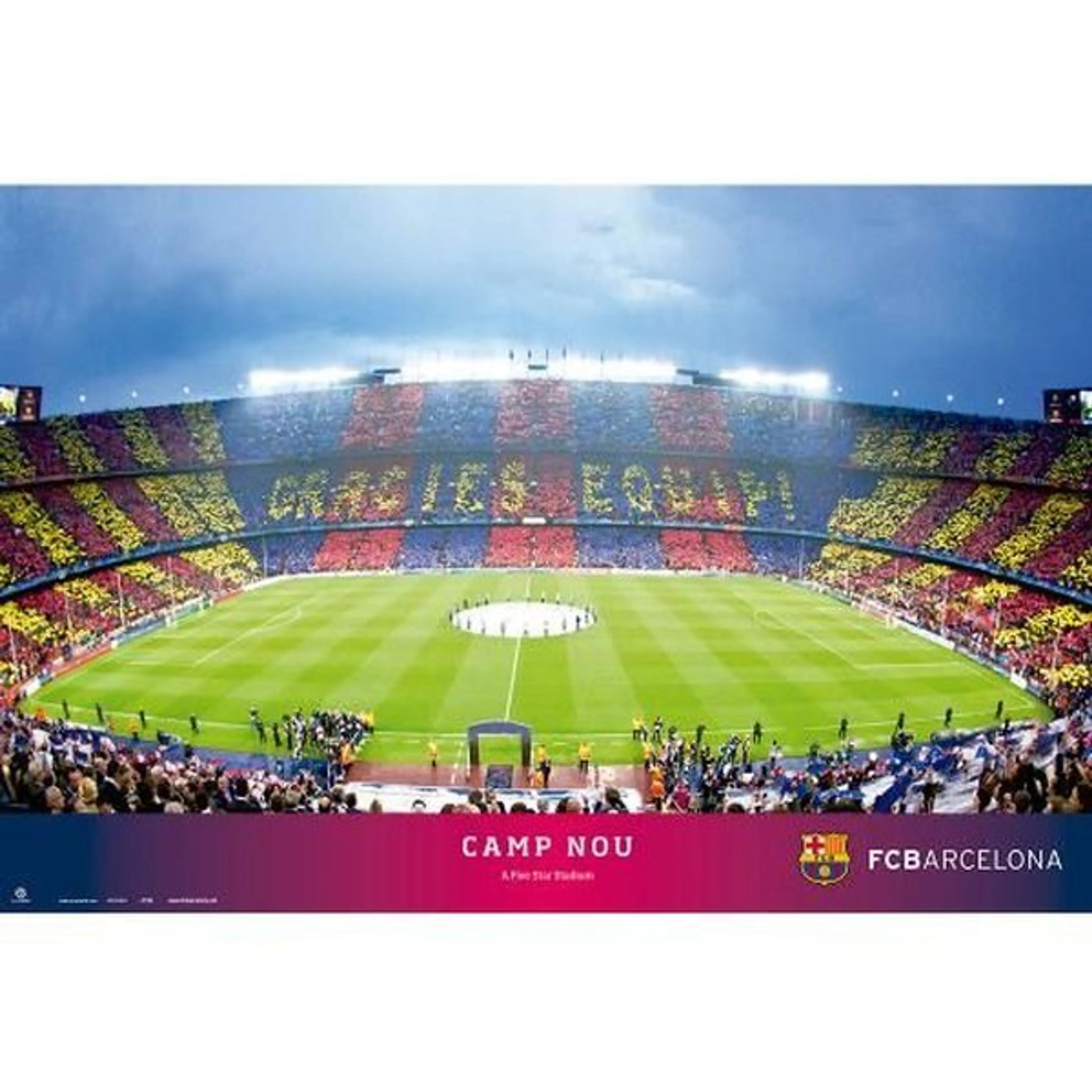 Camp Nou Plakat - Fodboldgaver.dk Plakater
