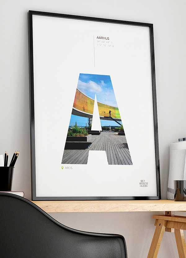 Aarhus Plakat Aros 199 - Det Bedste Hjem Plakater