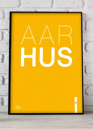 Aarhus Plakat 199 - Det Bedste Hjem Plakater