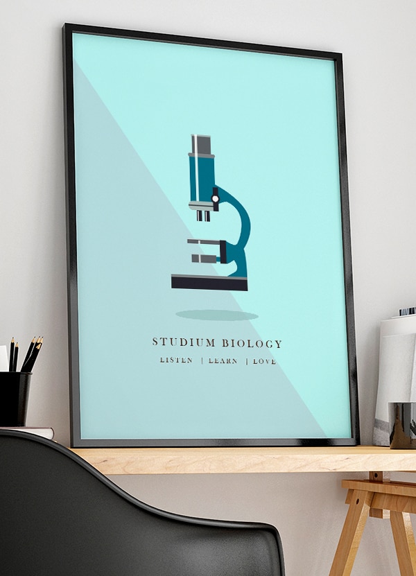 Biologistuderende Plakat 199 - Det Bedste Hjem Plakater