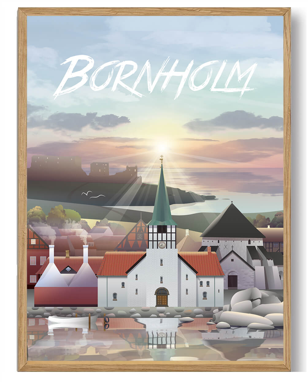 Bornholm Martin Rahr - Plakatdyr.dk Plakater