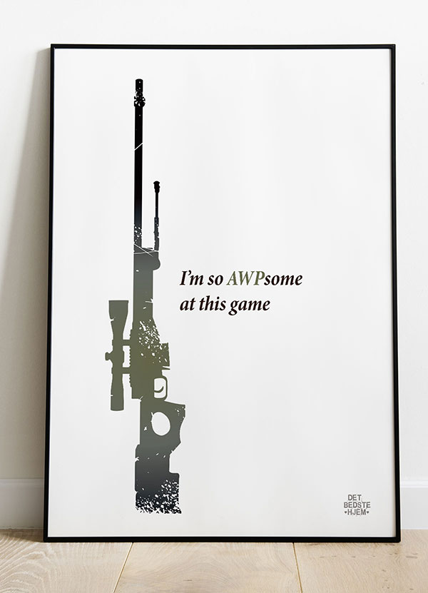 Csgo Plakat Awpsome This Game 199 - Det Bedste Hjem Plakater