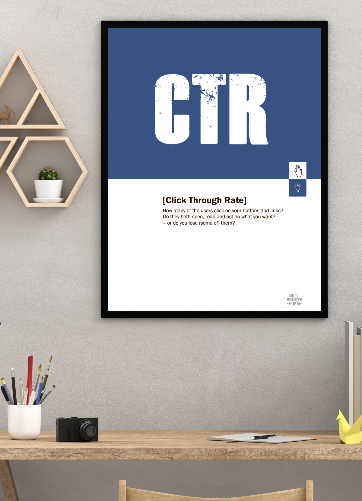 Ctr Marketing Plakat 199 - Det Bedste Hjem Plakater
