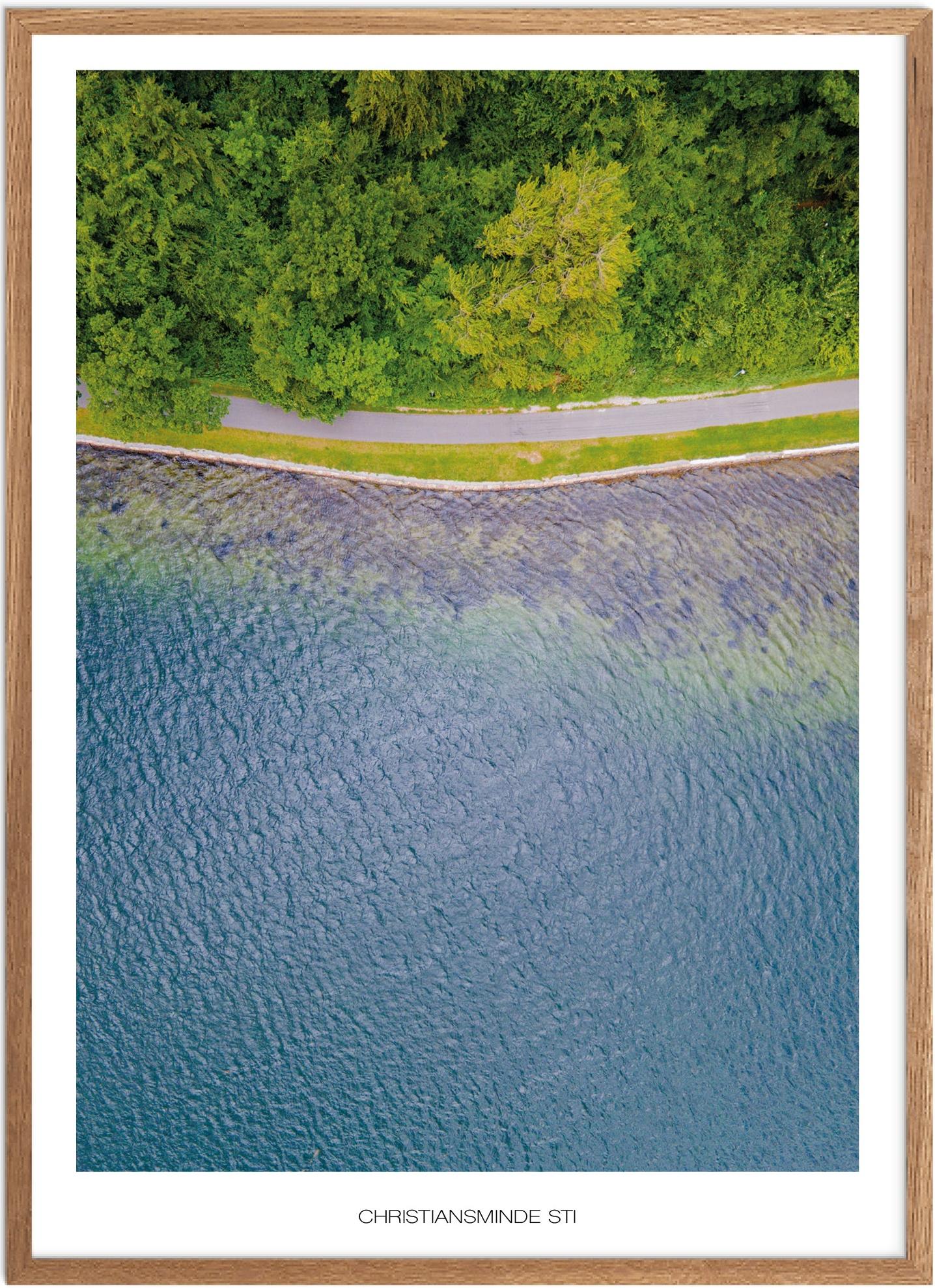 Plakat Christiansminde Sti Naturplakat Plakater Fyn Plakat Plakatsnedkeren Drone Plakater - Plakatsnedkeren Plakater