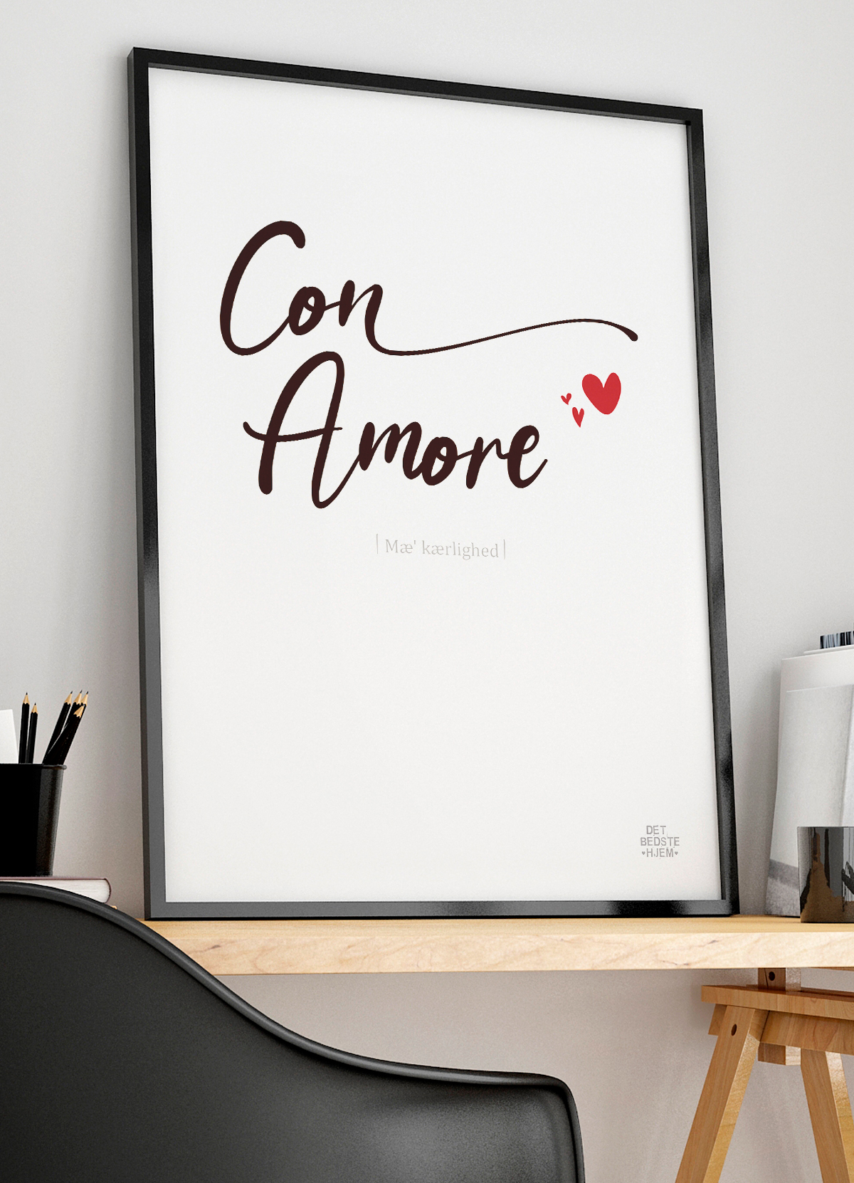 Con Amore Plakat 199 - Det Bedste Hjem Plakater