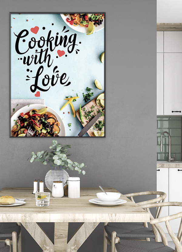 Serie1cooking With Love Plakat 199 - Det Bedste Hjem Plakater
