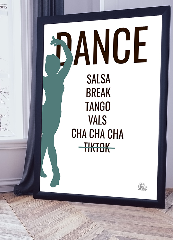 Dance Plakat 199 - Det Bedste Hjem Plakater