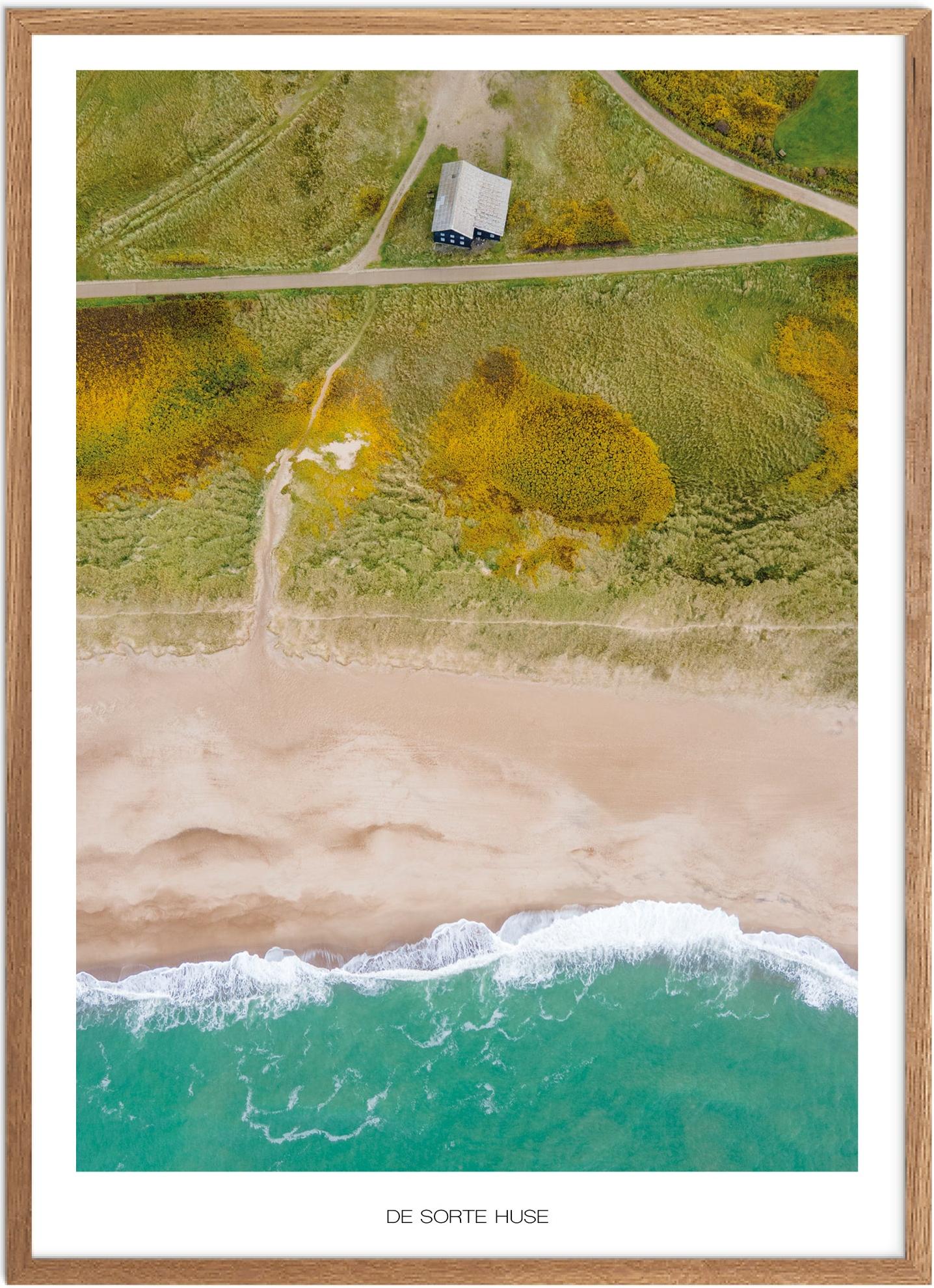 Plakat Sorte Huse Naturplakat Plakater Nordjylland Plakat Plakatsnedkeren Bestsellere - Plakatsnedkeren Plakater