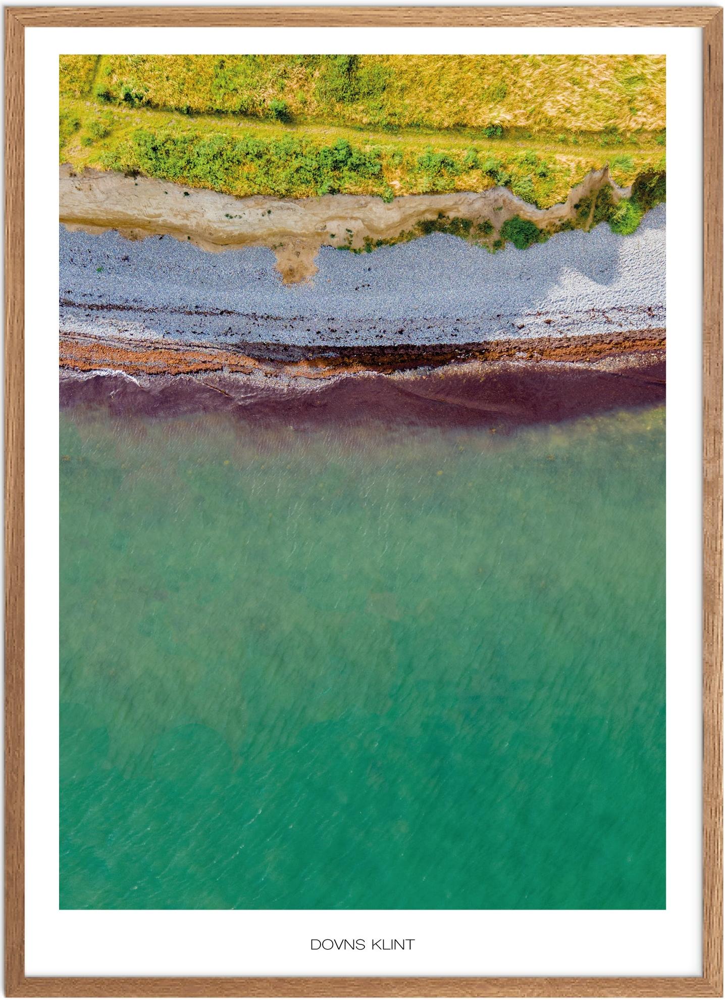 Plakat Dovns Klint Naturplakat Plakater Fyn Plakat Plakatsnedkeren Drone Plakater - Plakatsnedkeren Plakater
