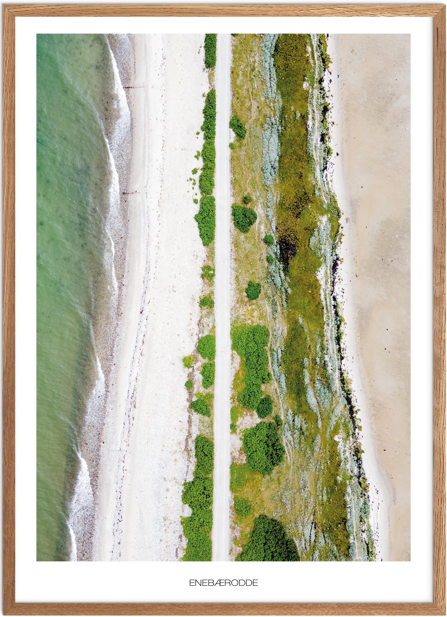 Plakat Enebærodde Naturplakat Plakater Fyn Plakat Plakatsnedkeren Drone Plakater - Plakatsnedkeren Plakater