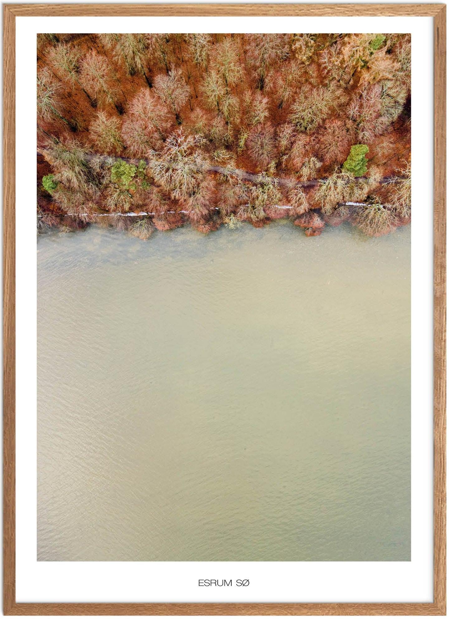Plakat Esrum Naturplakat Plakater Nordsjælland Plakat Plakatsnedkeren Drone Plakater - Plakatsnedkeren Plakater