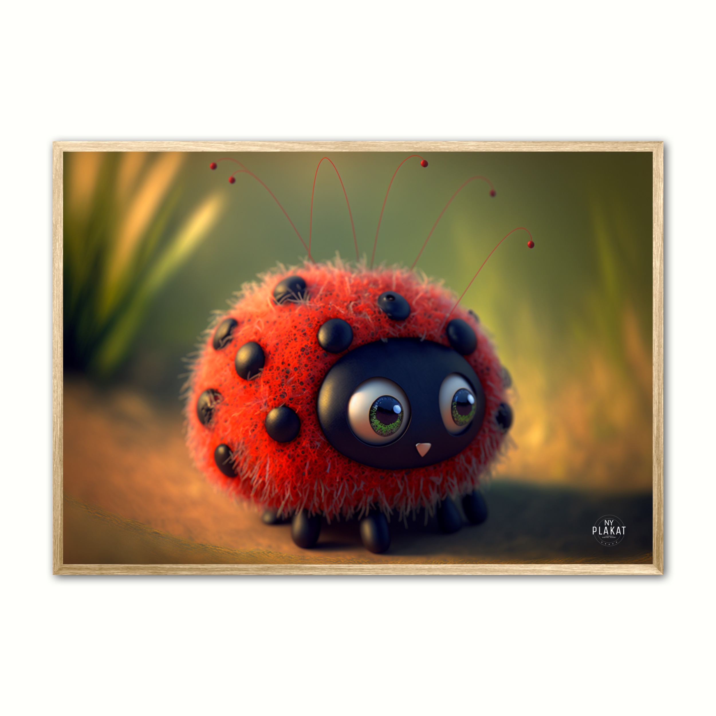 Plakat Med Fluffy Spot Fuzzballs - Ny Plakat Plakater
