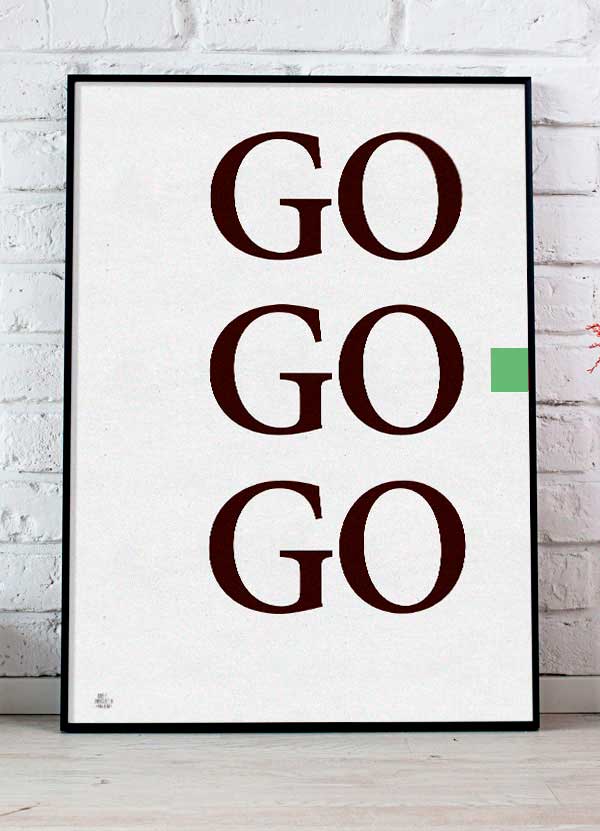 Grøn Plakat 199 - Det Bedste Hjem Plakater