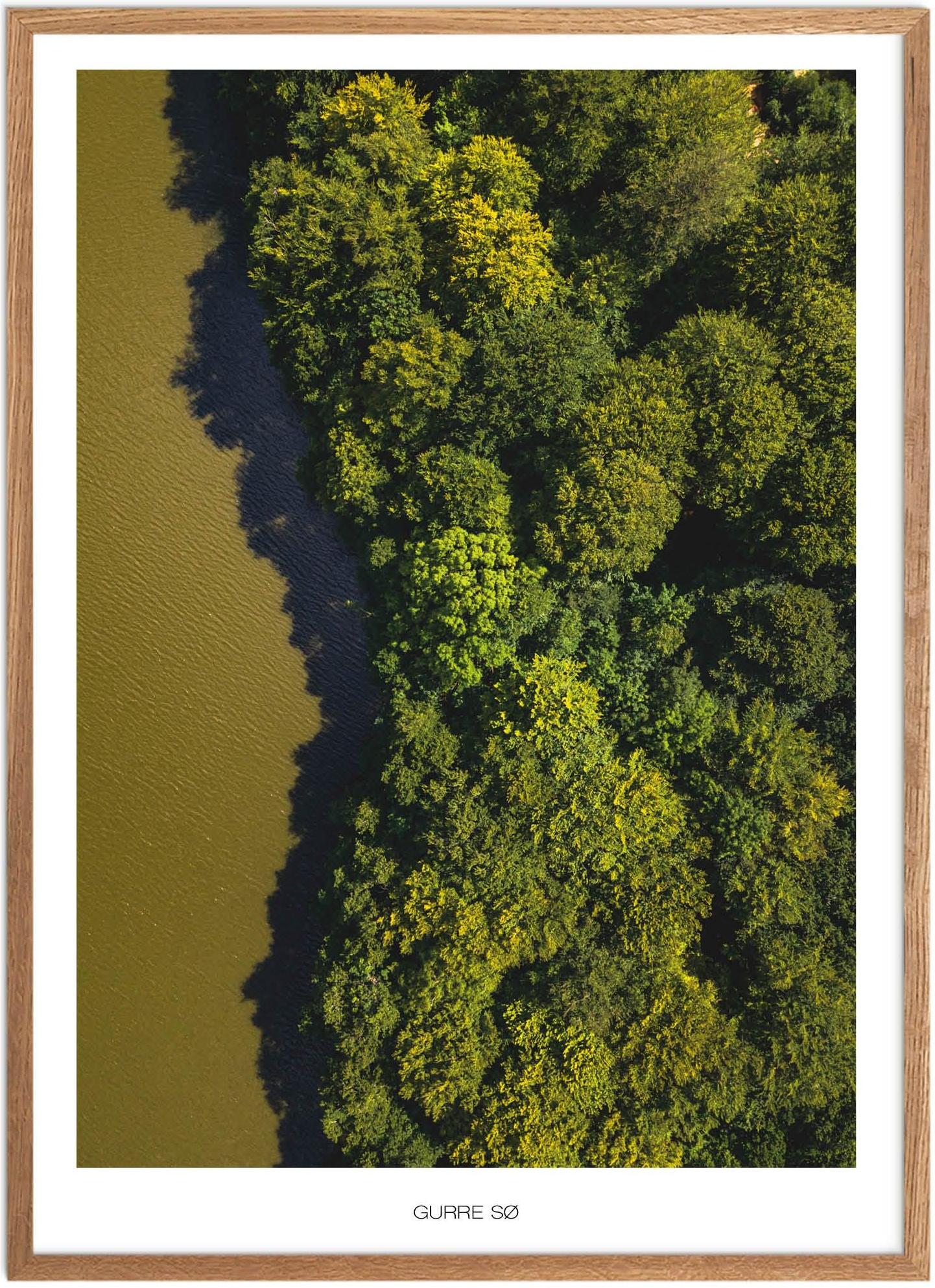 Plakat Gurre Naturplakat Plakater Nordsjælland Plakat Plakatsnedkeren Drone Plakater - Plakatsnedkeren Plakater
