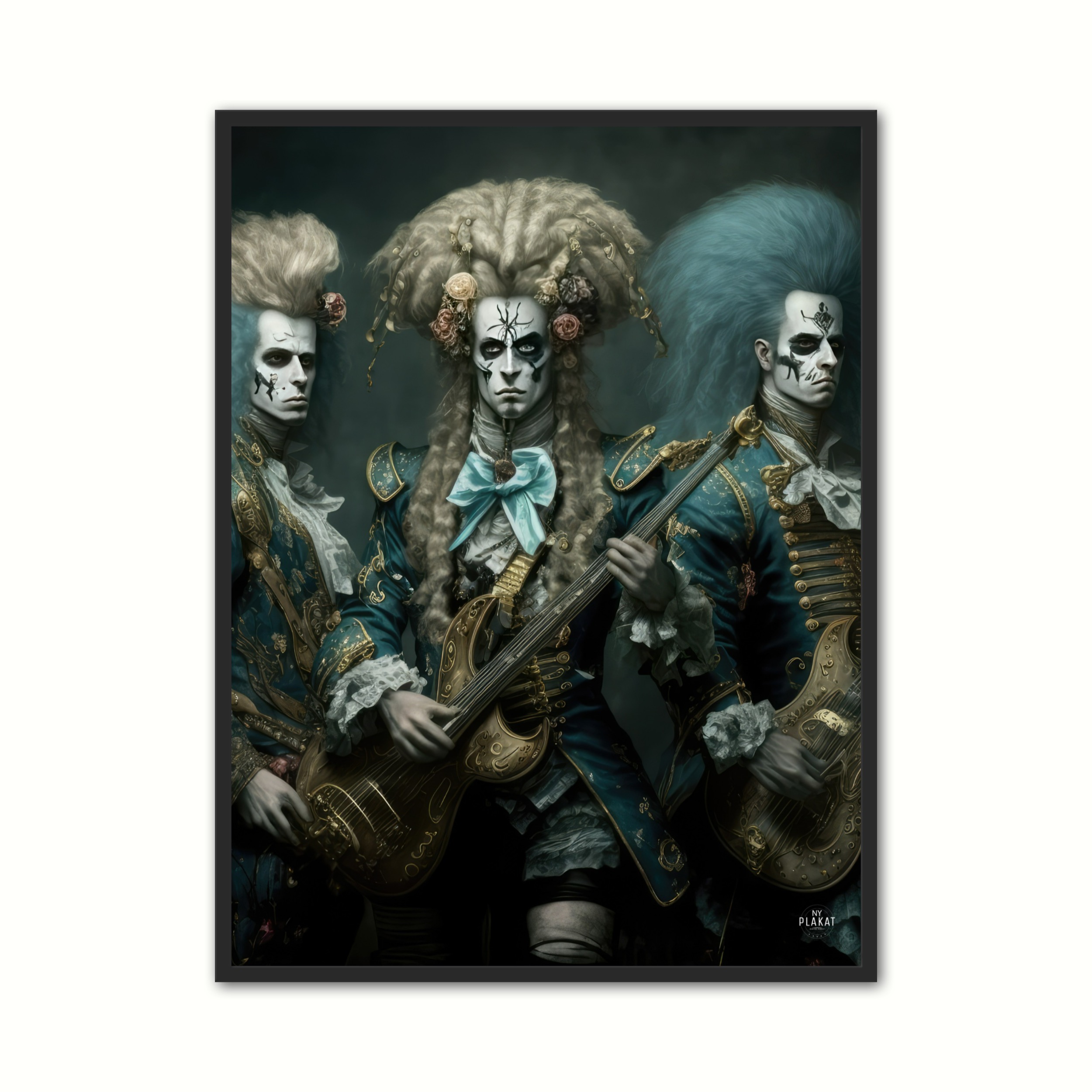 Plakat Med Rococo Heavy Metal Band Plakat Barok - Ny Plakat Plakater
