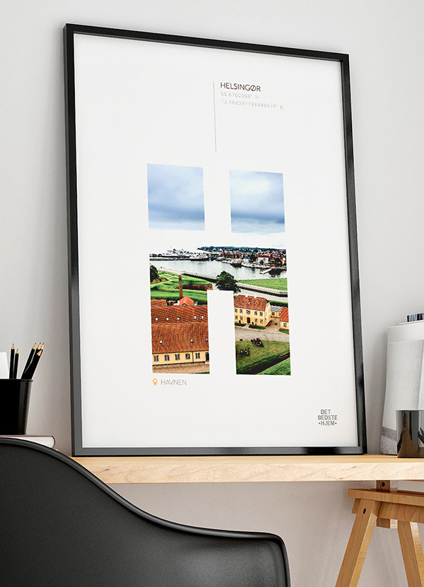 Helsingør Plakat Havnen 199 - Det Bedste Hjem Plakater