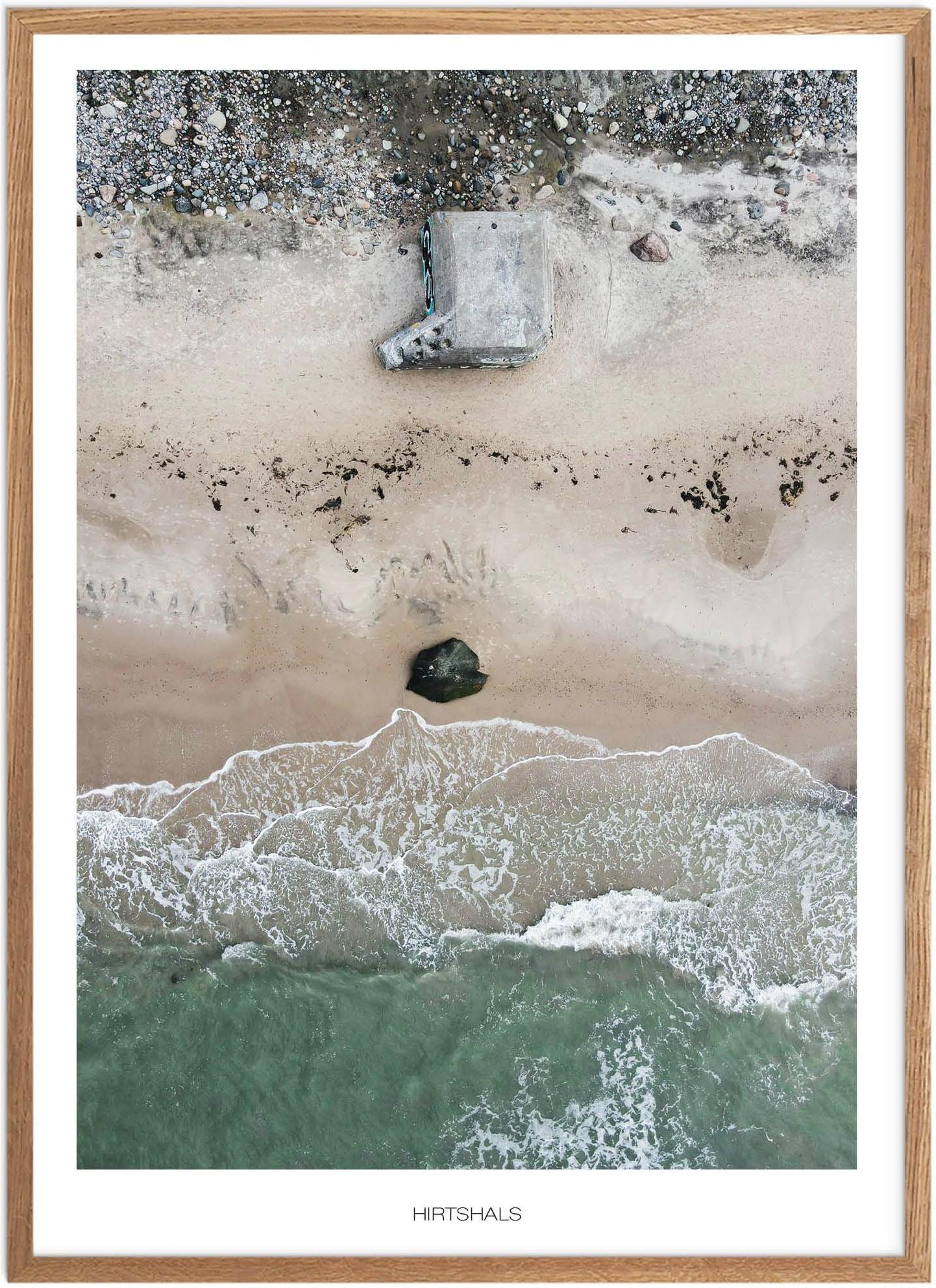 Plakat Hirtshals Bunker Naturplakat Plakater Nordjylland Plakat Plakatsnedkeren Drone Plakater - Plakatsnedkeren Plakater