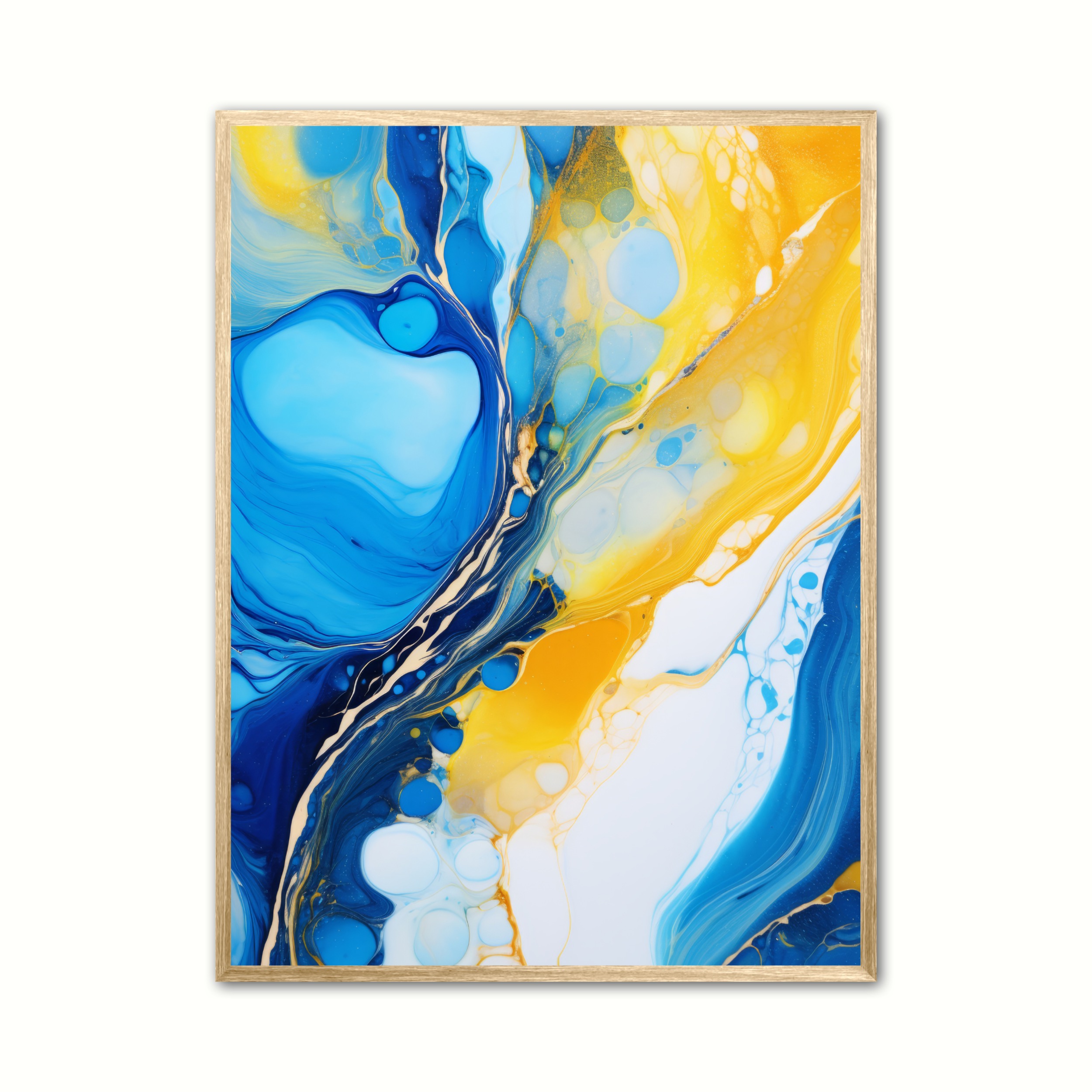 Plakat Med Blue Horizons Abstrakt - Ny Plakat Plakater