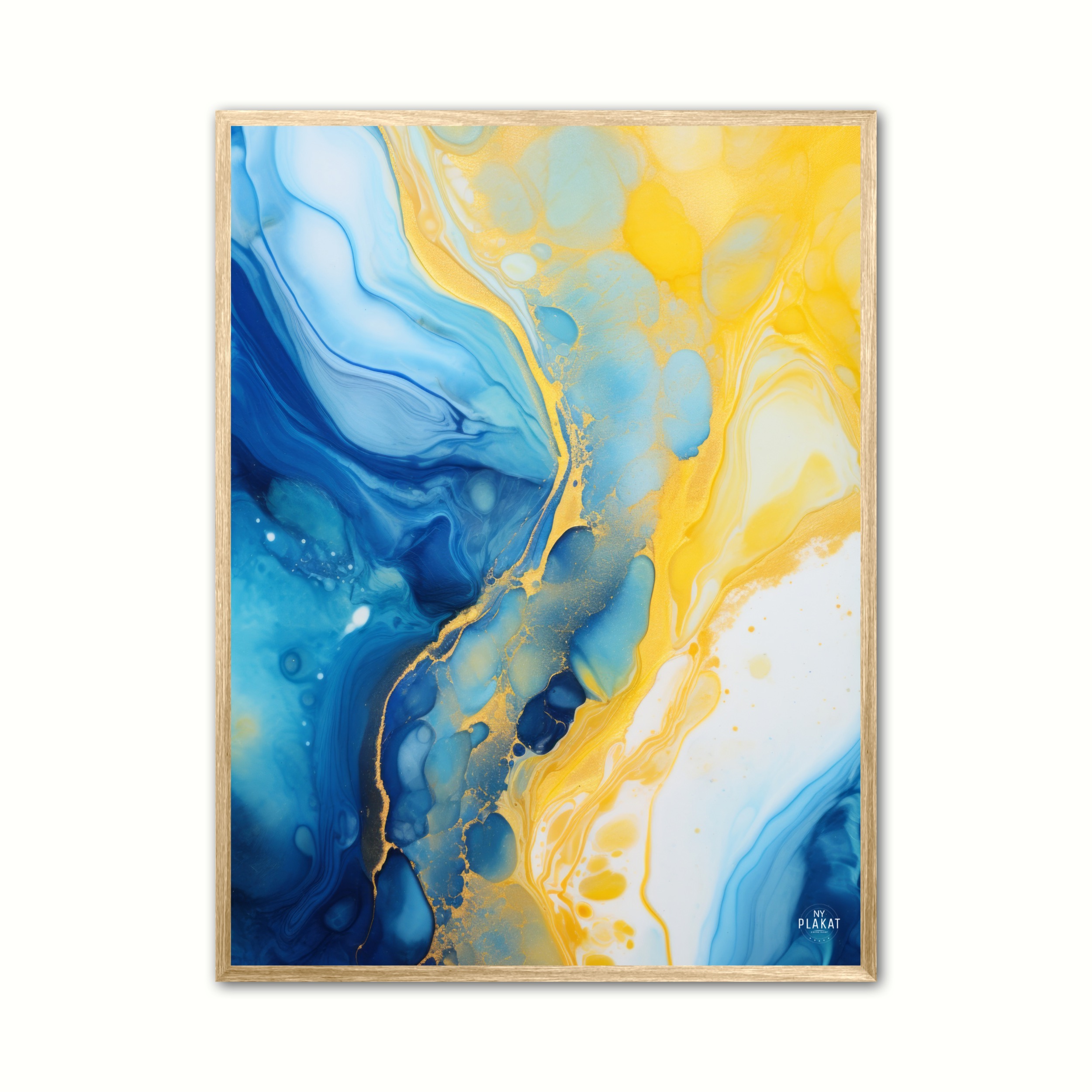 Plakat Med Blulow Visions Abstrakt - Ny Plakat Plakater