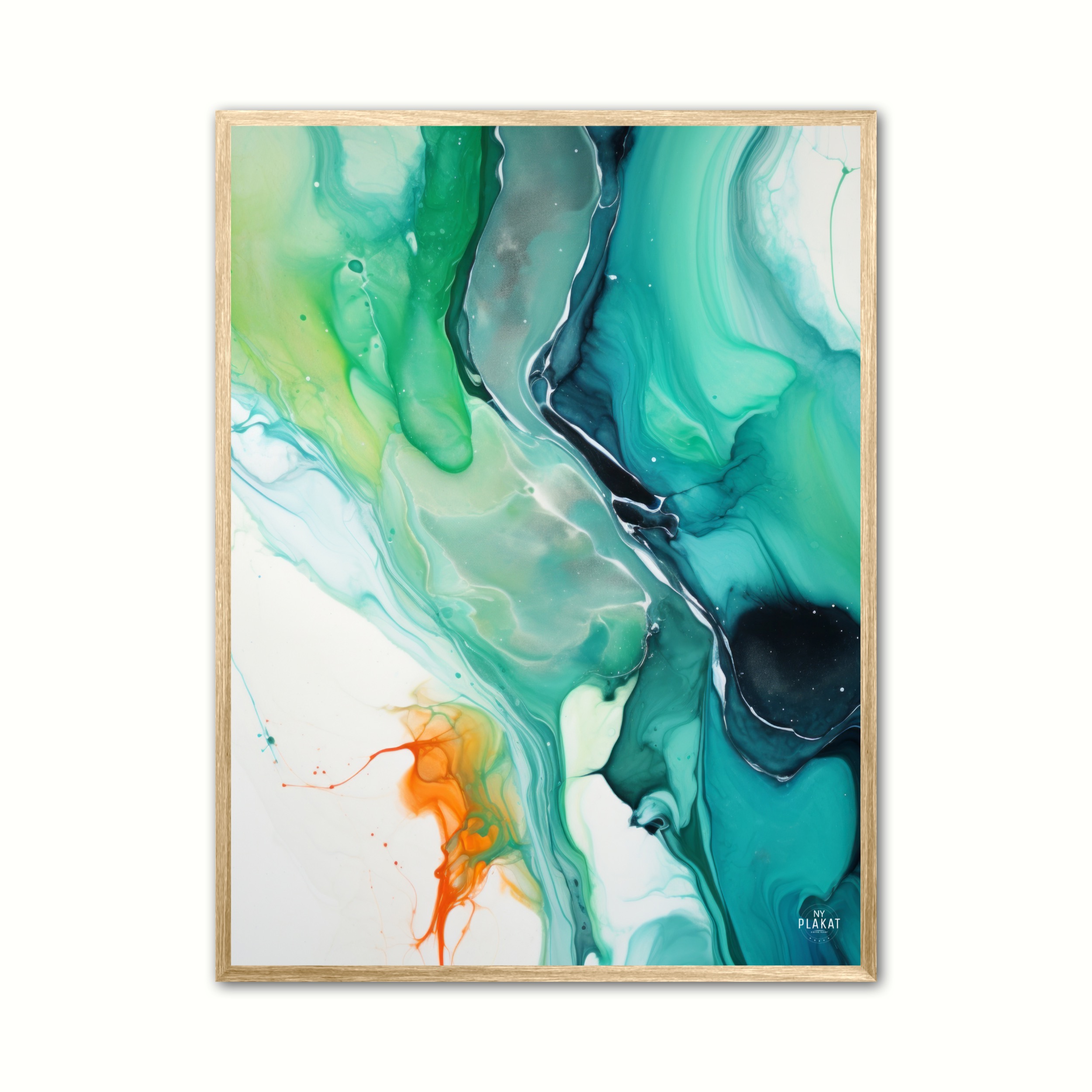 Plakat Med Intuitive Fusion Abstrakt - Ny Plakat Plakater