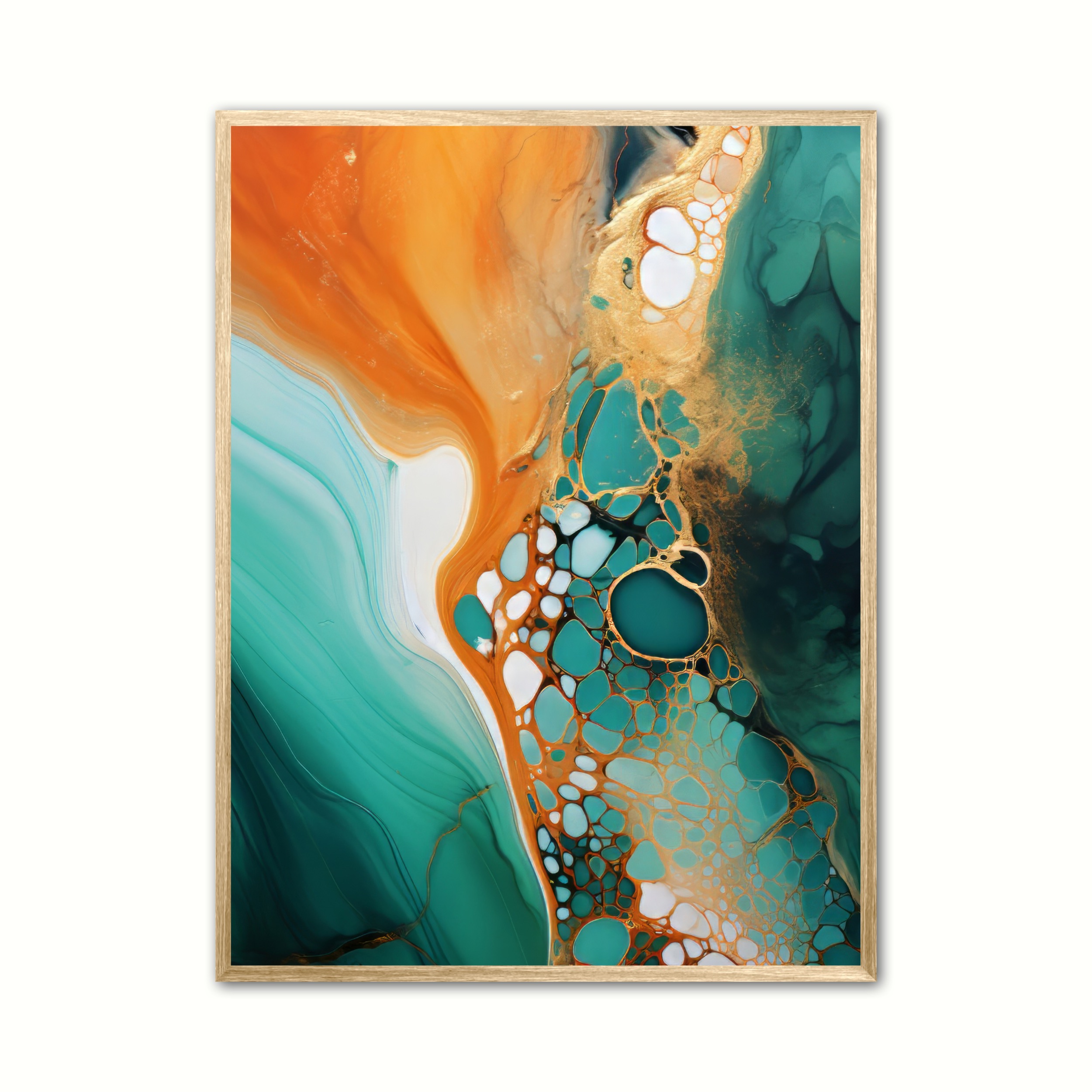 Marble Enchantment Plakat Abstrakt - Ny Plakat Plakater