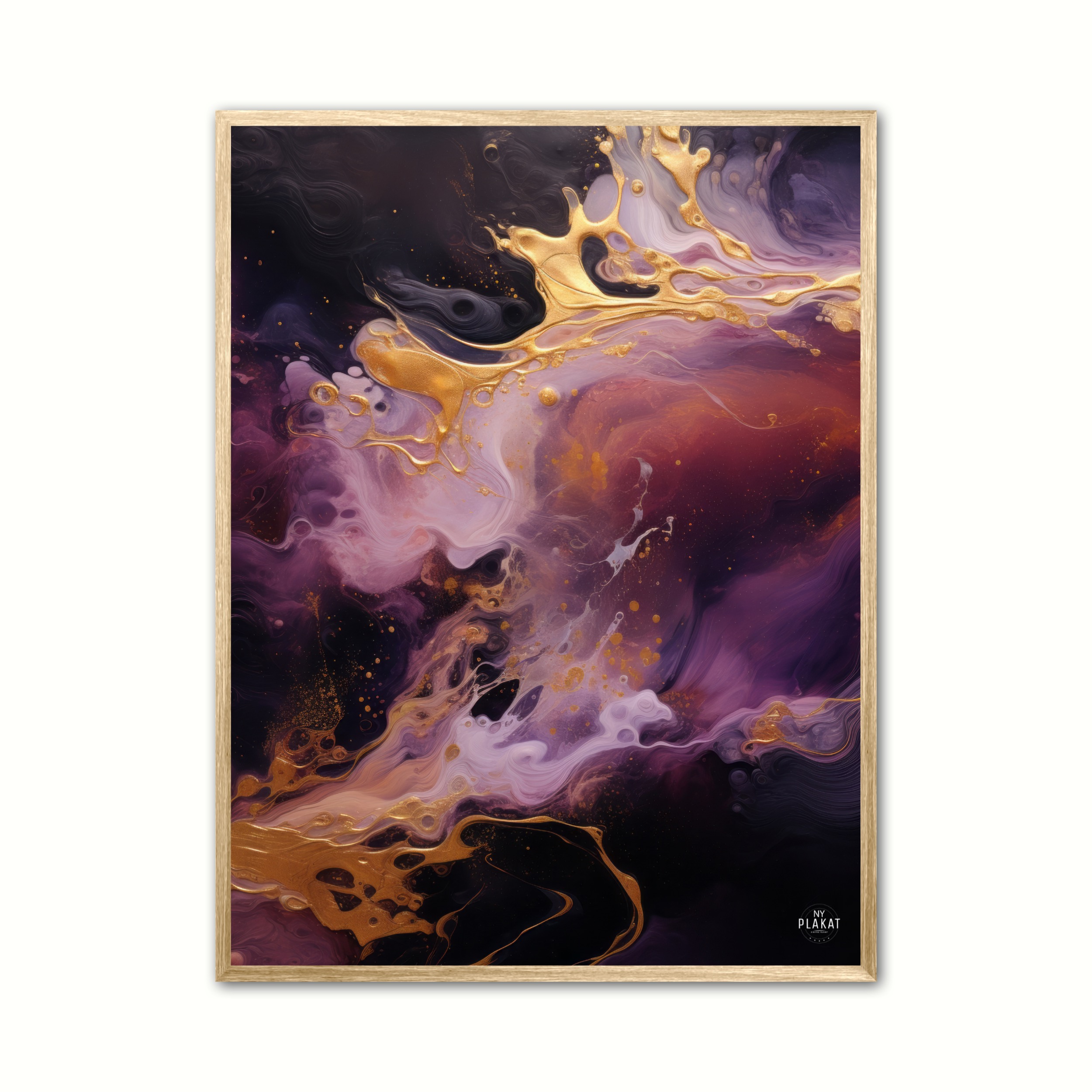 Plakat Med Cosmic Serenade Abstrakt - Ny Plakat Plakater