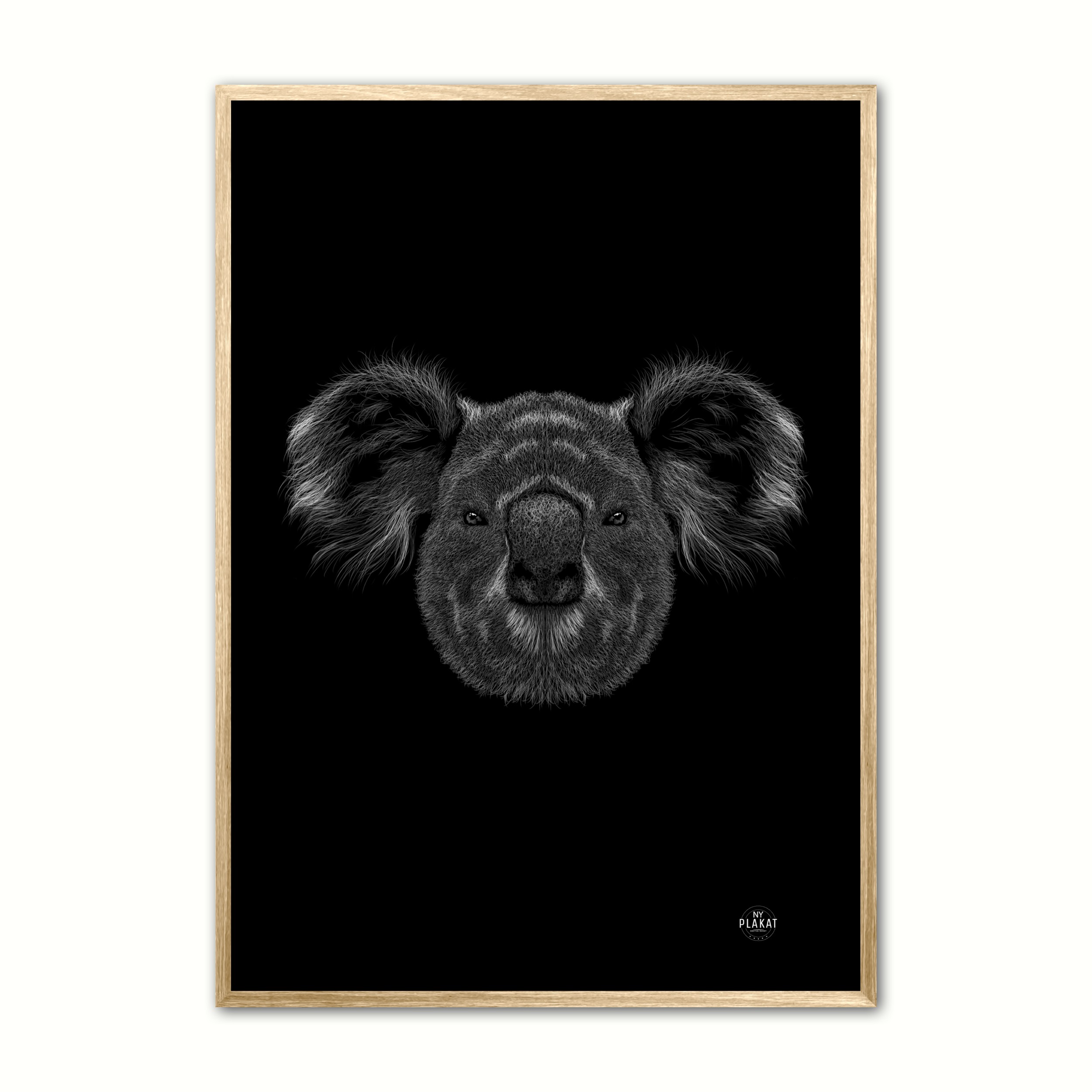 Koala Scribble Plakat - Ny Plakat Plakater