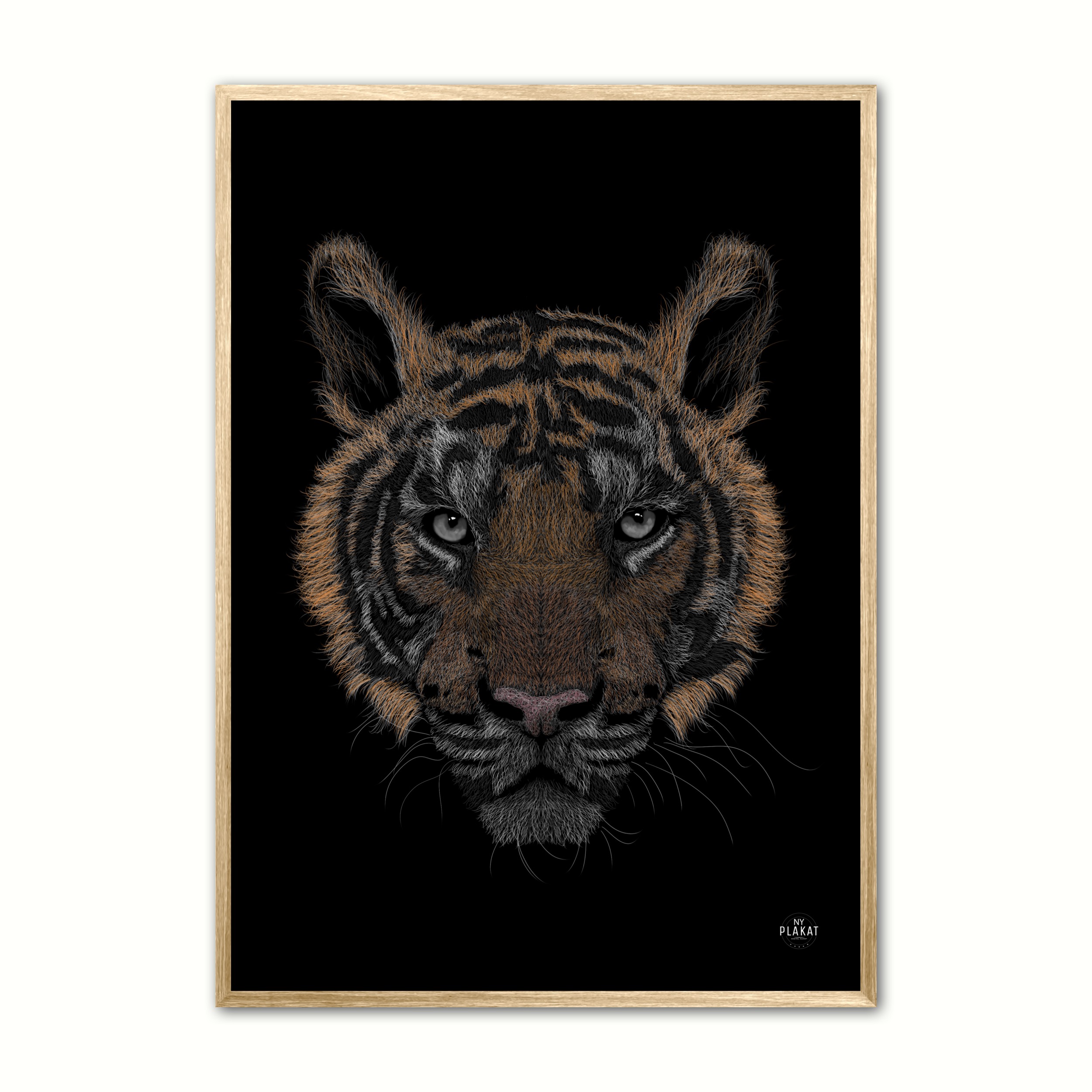 Bengalsk Tiger Farver Plakat - Ny Plakat Plakater