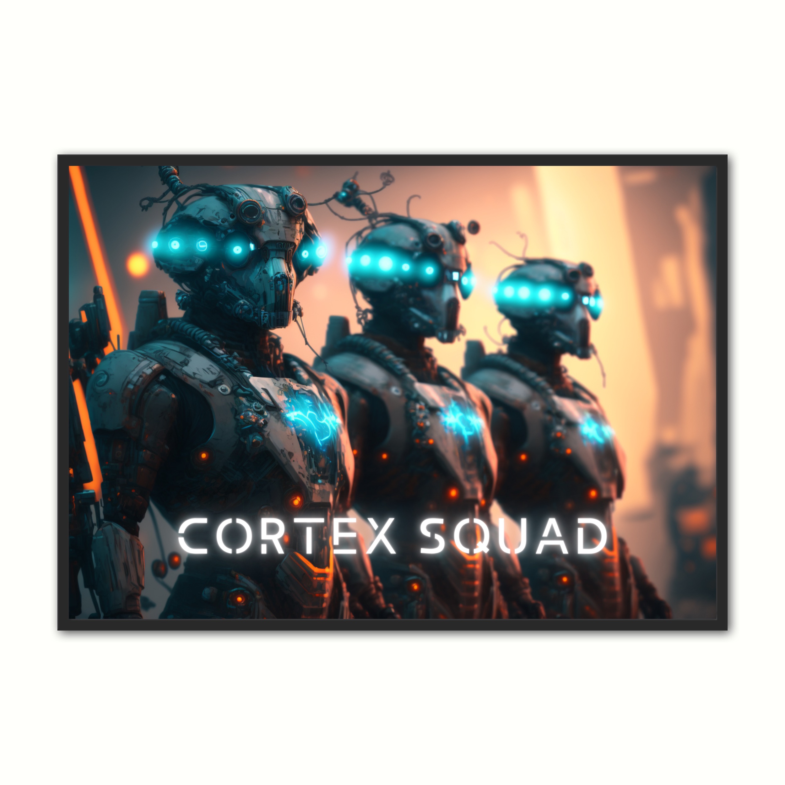 Plakat Med Cortex Squad Android - Ny Plakat Plakater