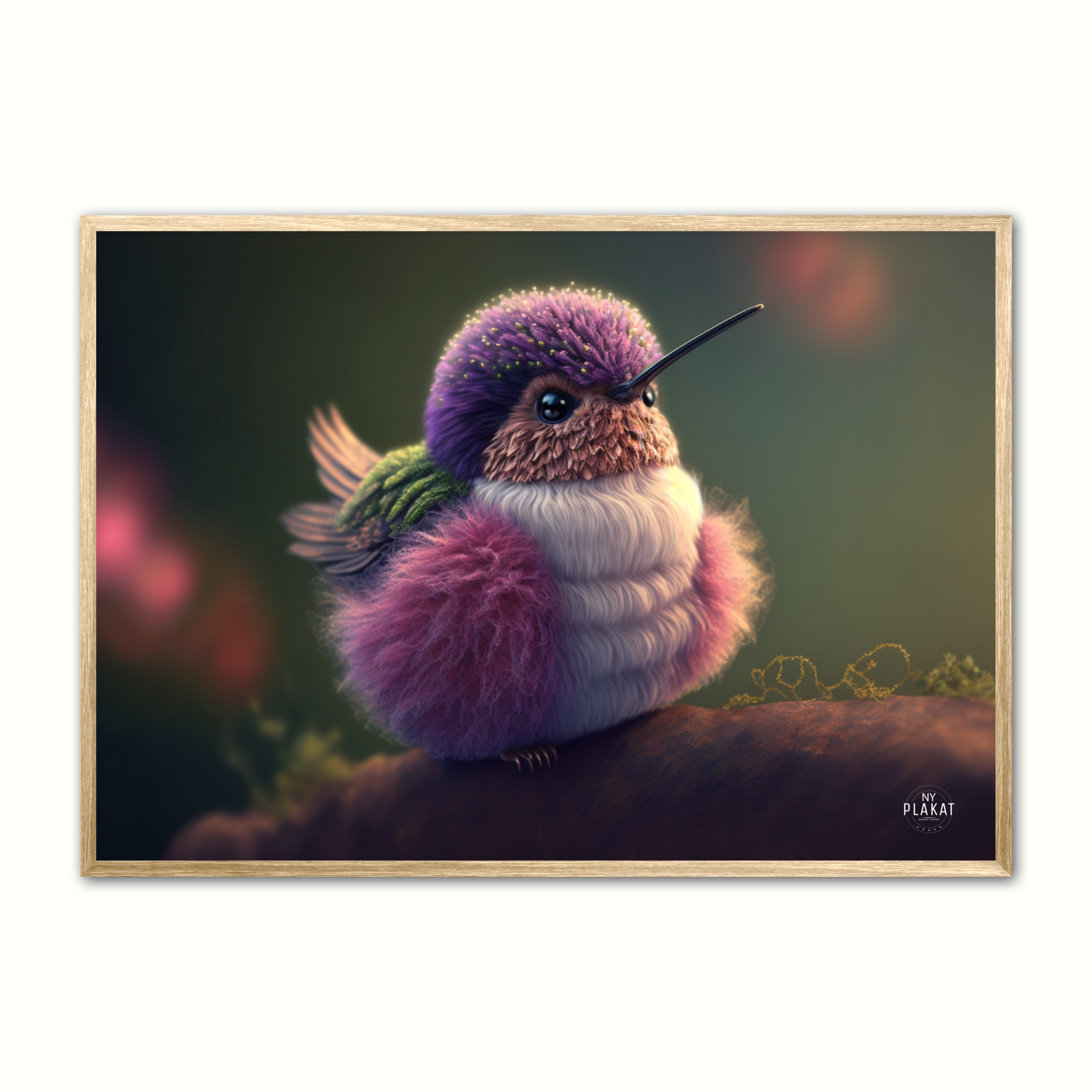 Plakat Med Fuzzy Winger Fuzzballs - Ny Plakat Plakater