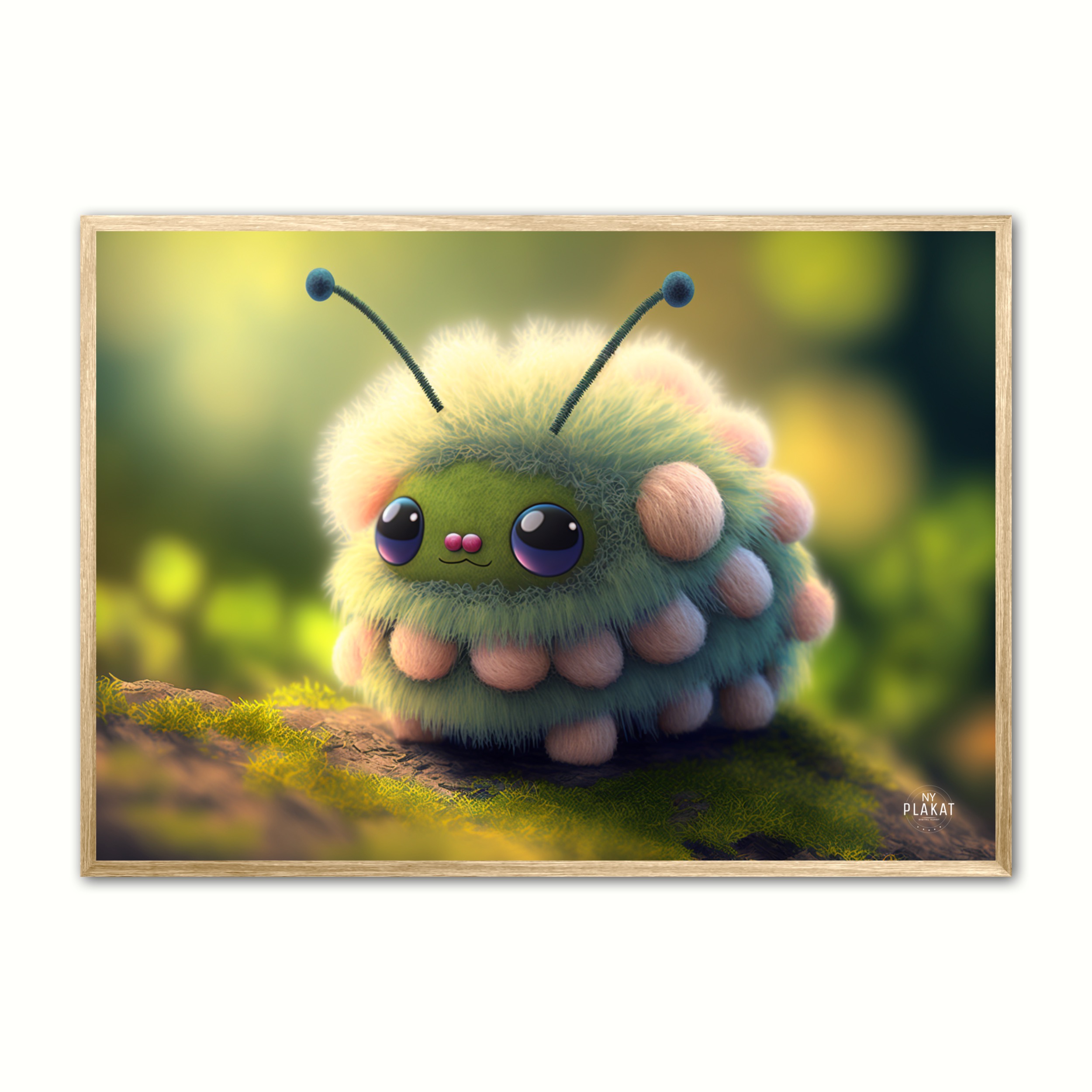 Plakat Med Fluffball Fuzzballs - Ny Plakat Plakater