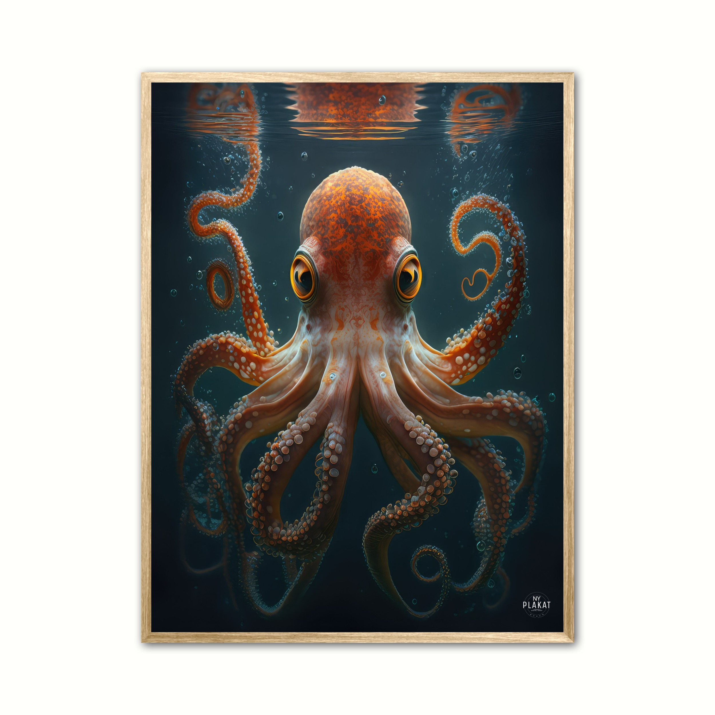 Plakat Med Octopus - Ny Plakat Plakater