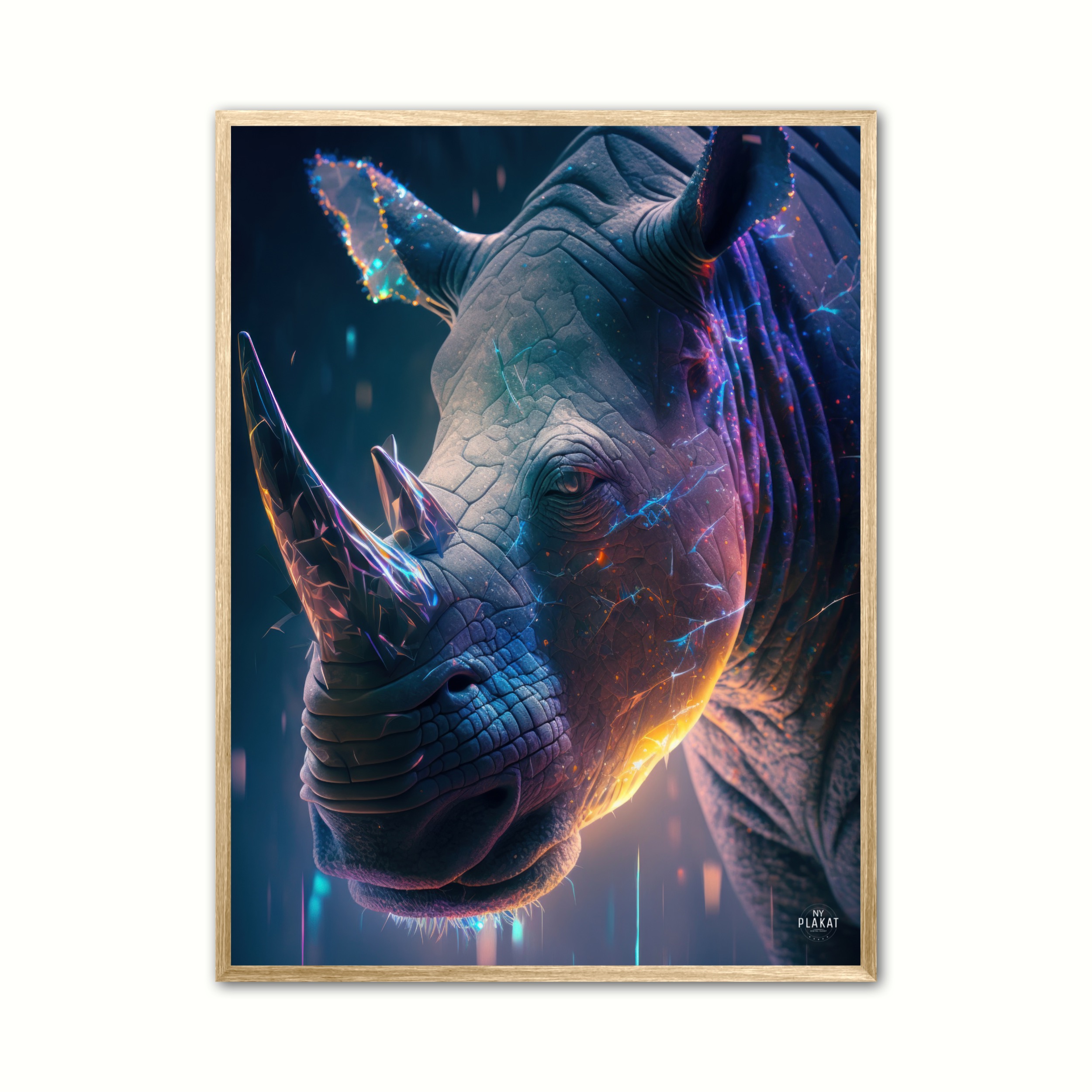Plakat Med Nsehorn Dyr - Ny Plakat Plakater