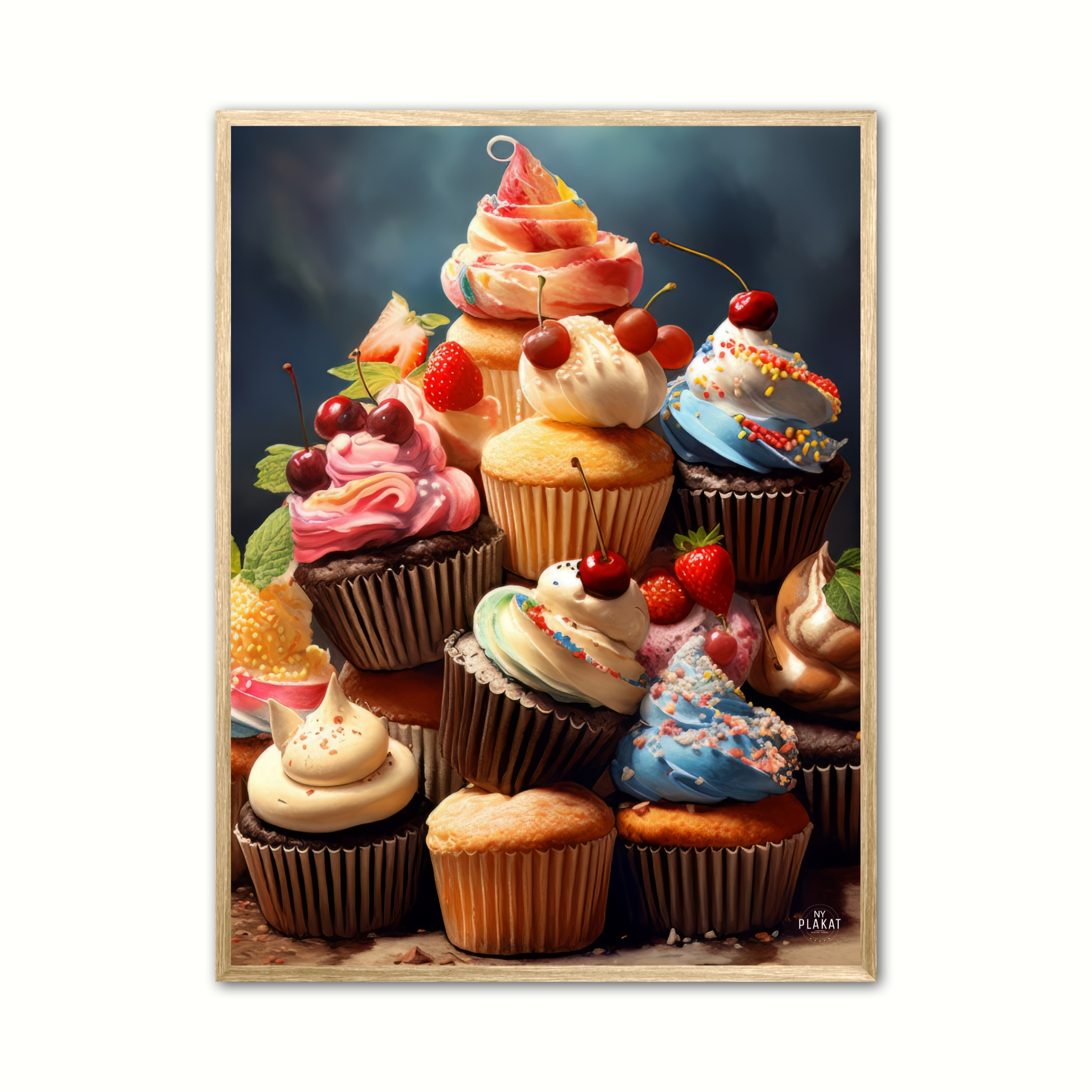 Plakat Med Cupcake Festival Sde Sager - Ny Plakat Plakater