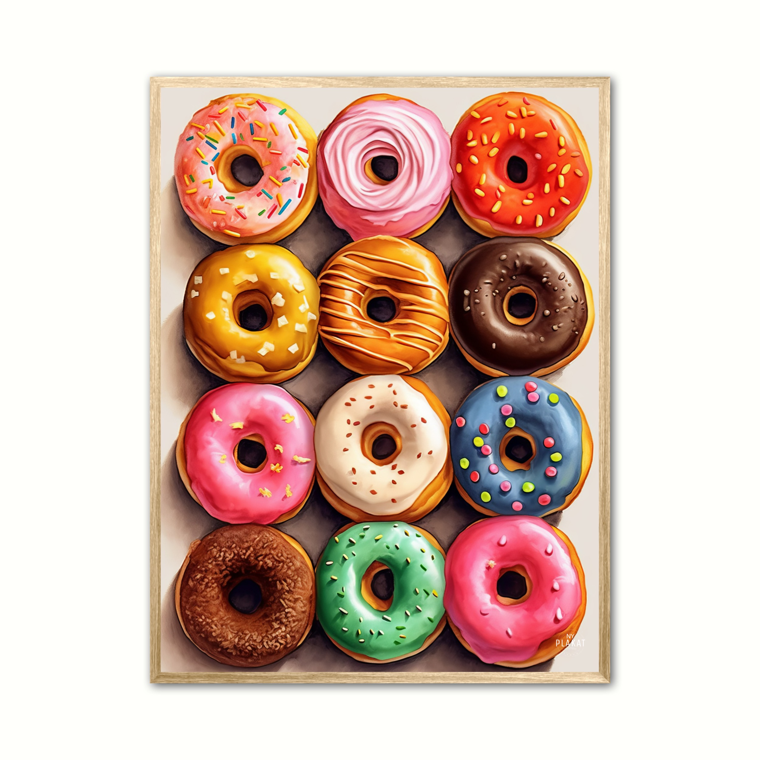 Plakat Med Donuts Familiepakken Plakat - Ny Plakat Plakater