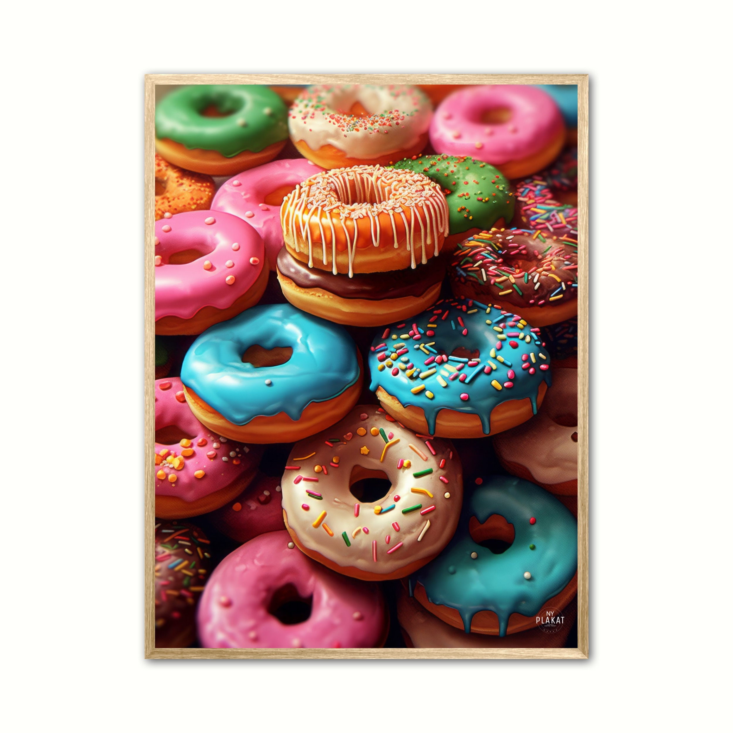 Plakat Med Donuts Bunken Plakat - Ny Plakat Plakater