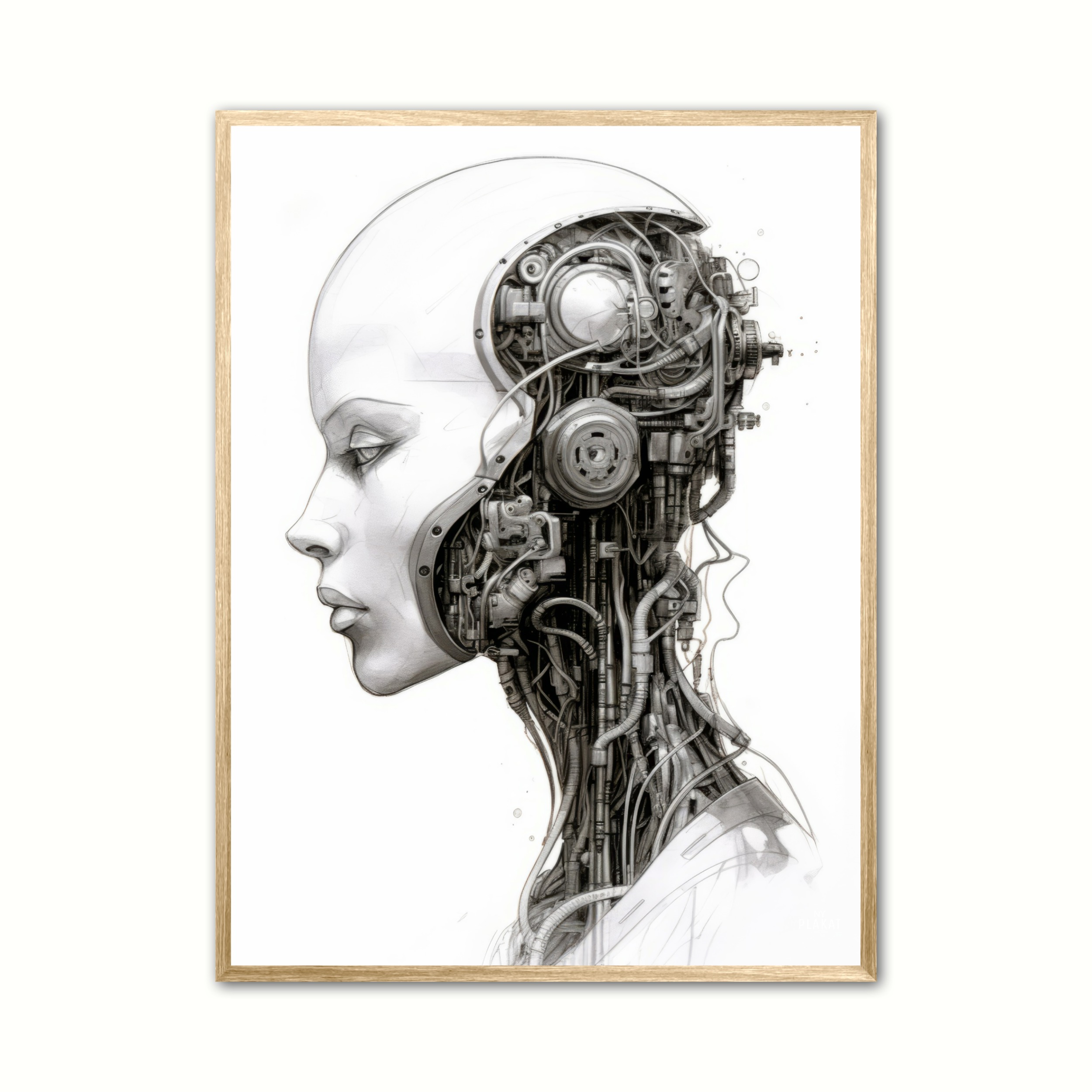 Plakat Med Mechanical Aesthetics Science Fiction - Ny Plakat Plakater